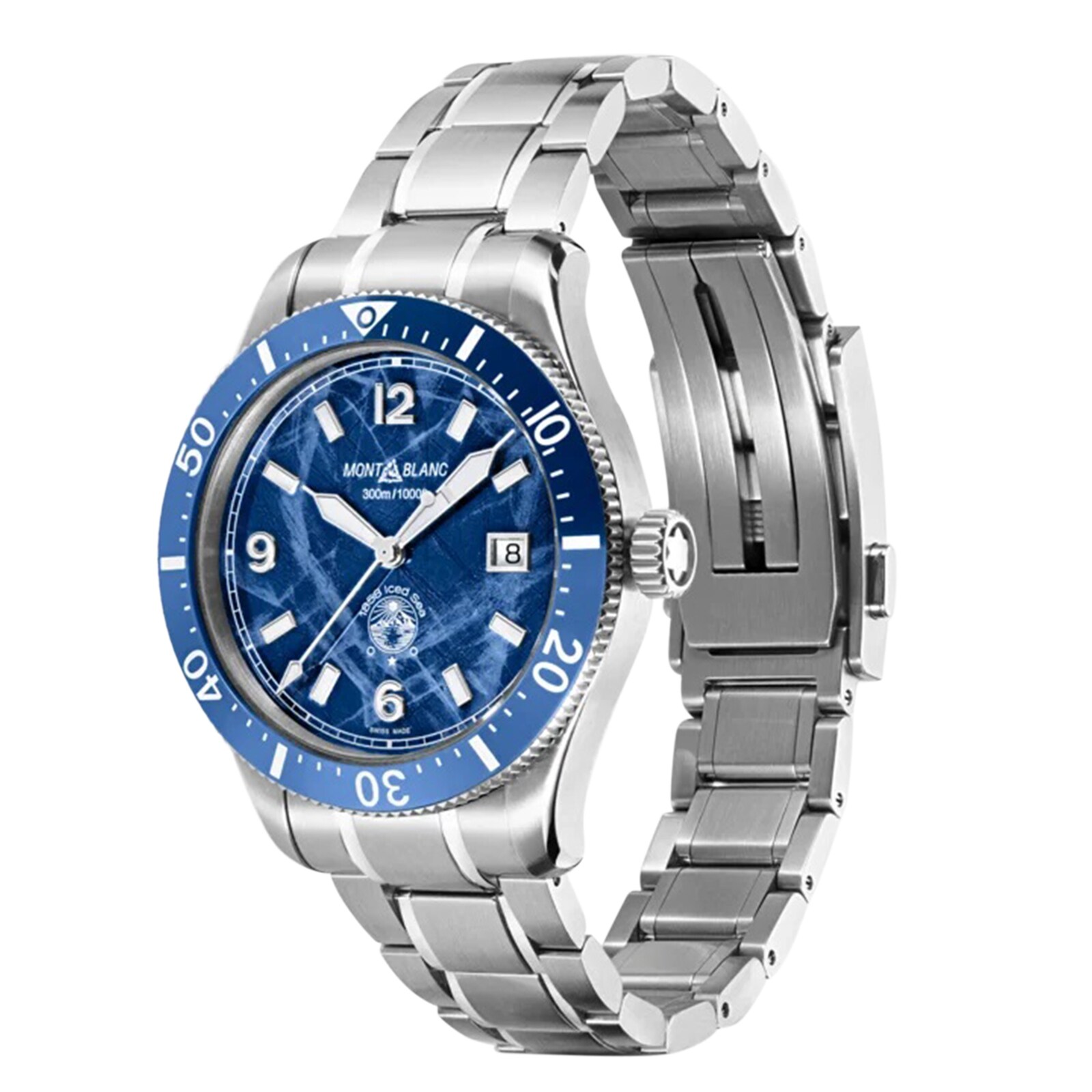 Replica Montblanc 1858 Iced Sea Automatic Date 41mm Mens details 129369