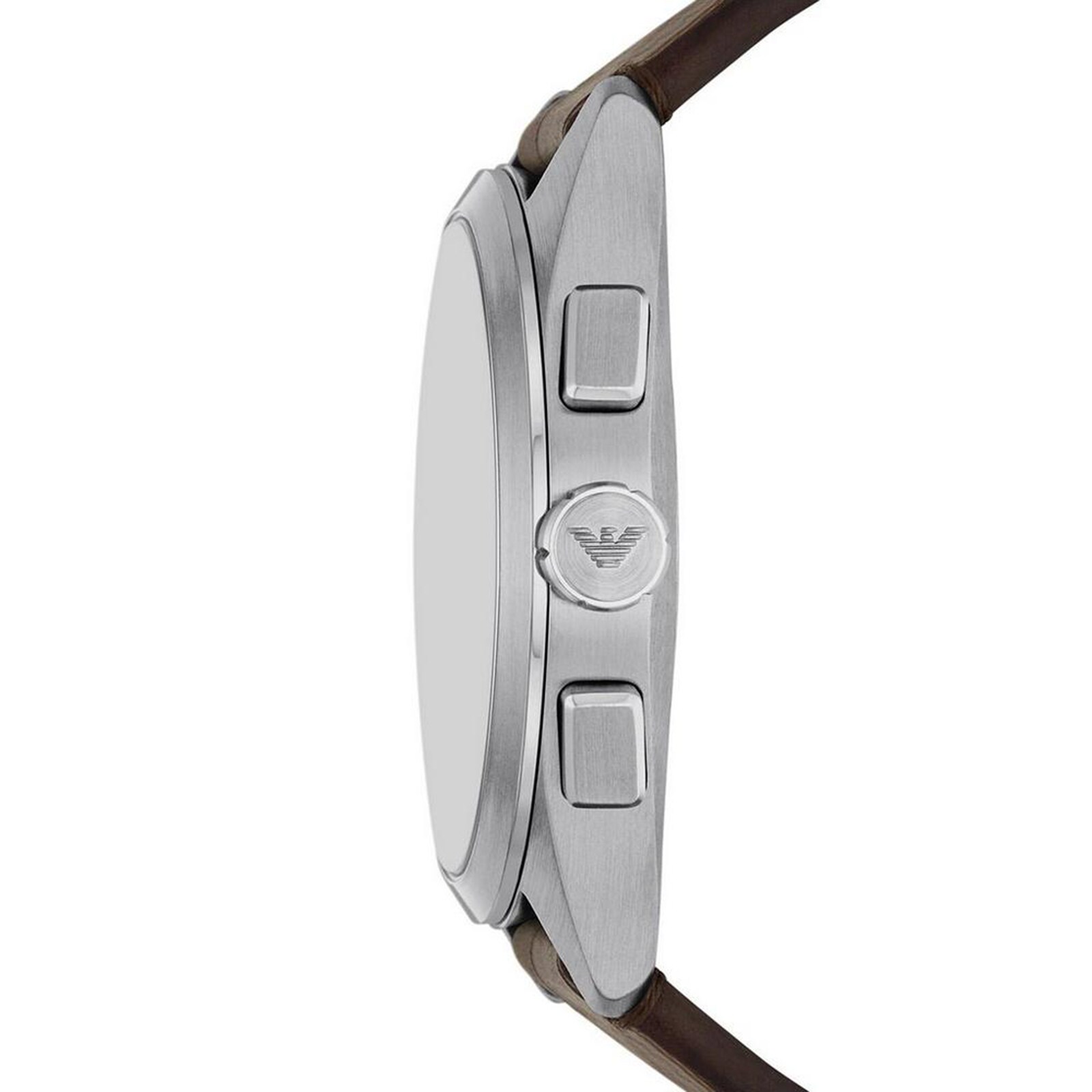 Replica Emporio Armani Claudio Mens details 43mm Brown AR11482
