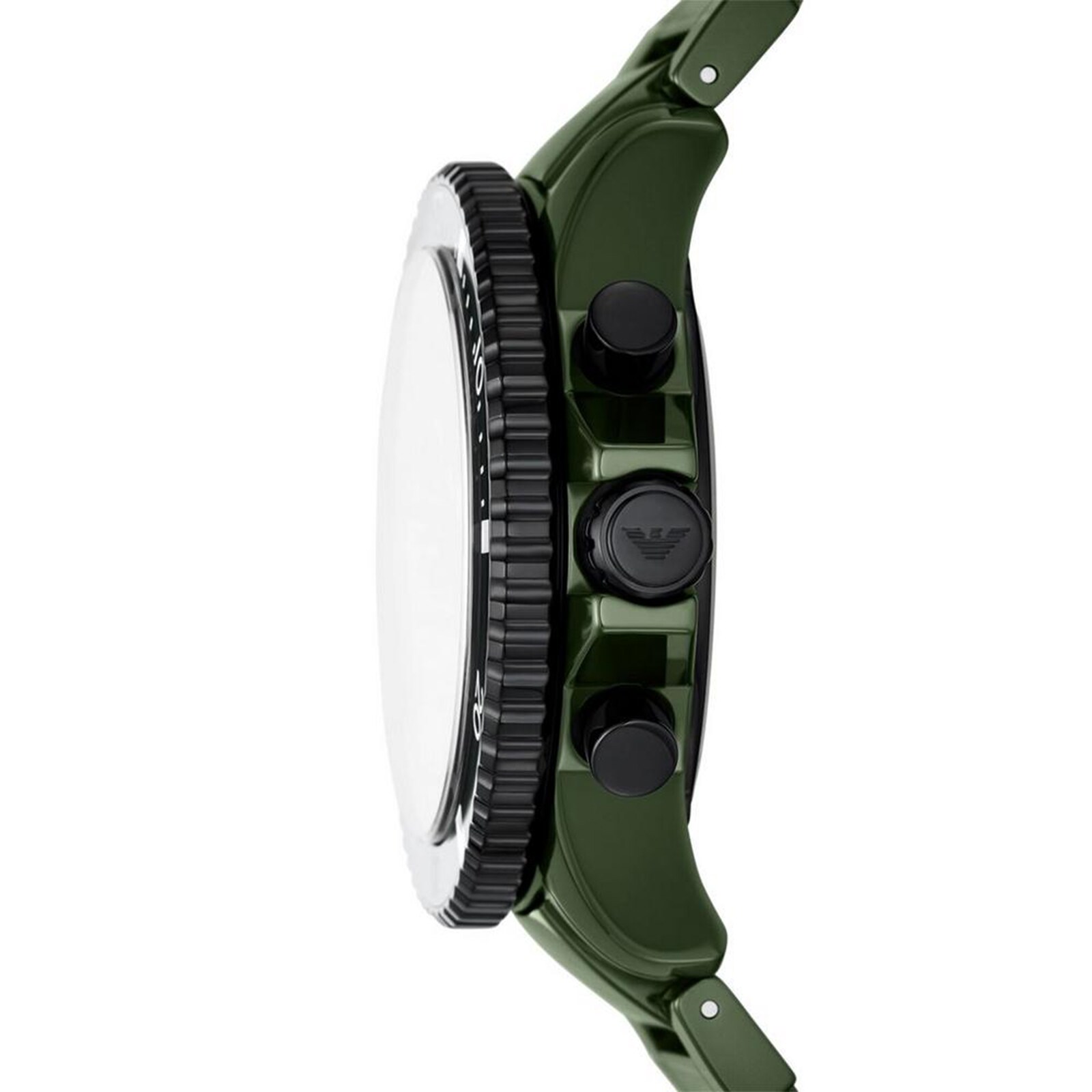 Replica Emporio Armani Diver Mens details 43mm Green AR70011 2 Replica Emporio Armani Diver Mens details 43mm Green AR70011