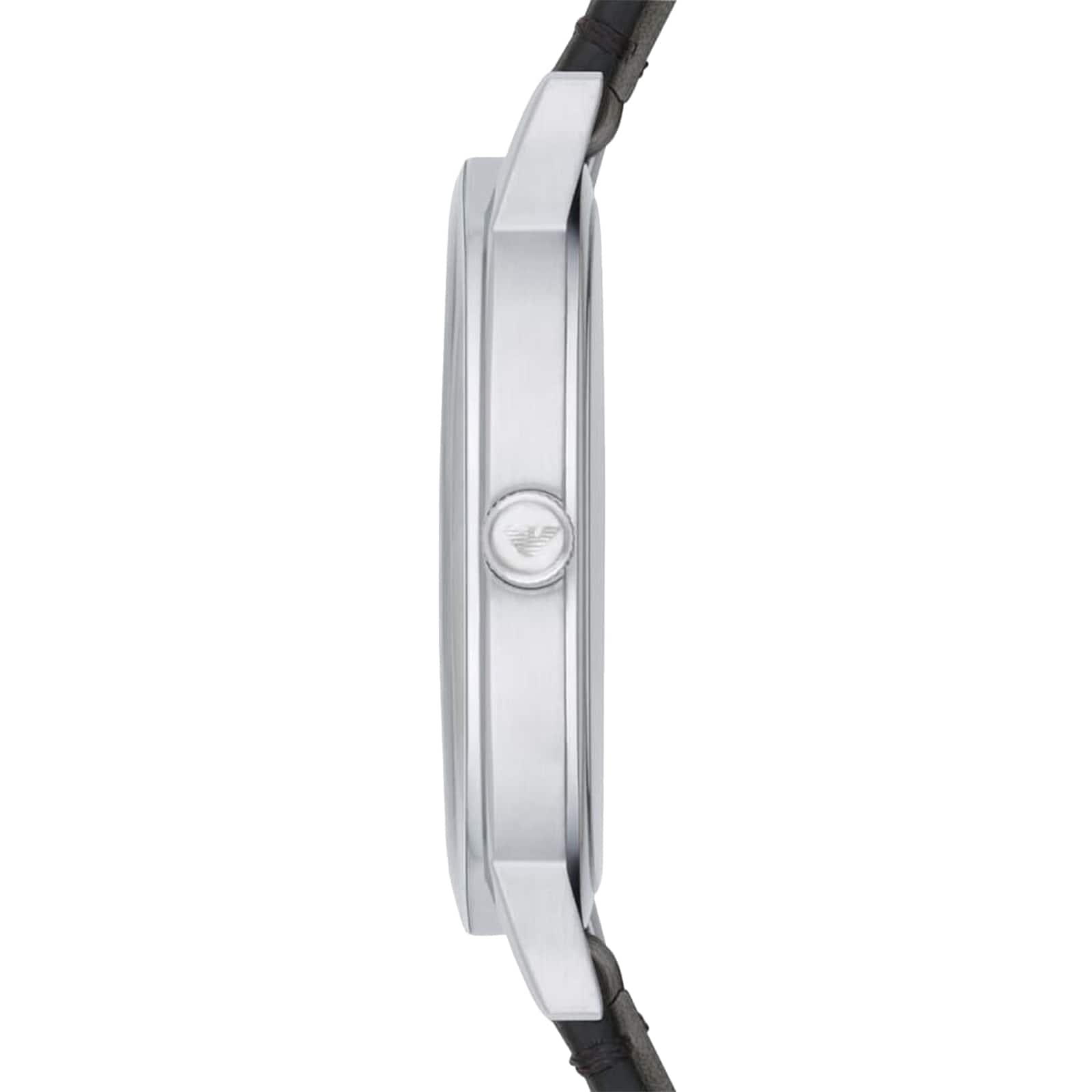 Replica Emporio Armani Black Leather Gents details AR11013 2 Replica Emporio Armani Black Leather Gents details AR11013