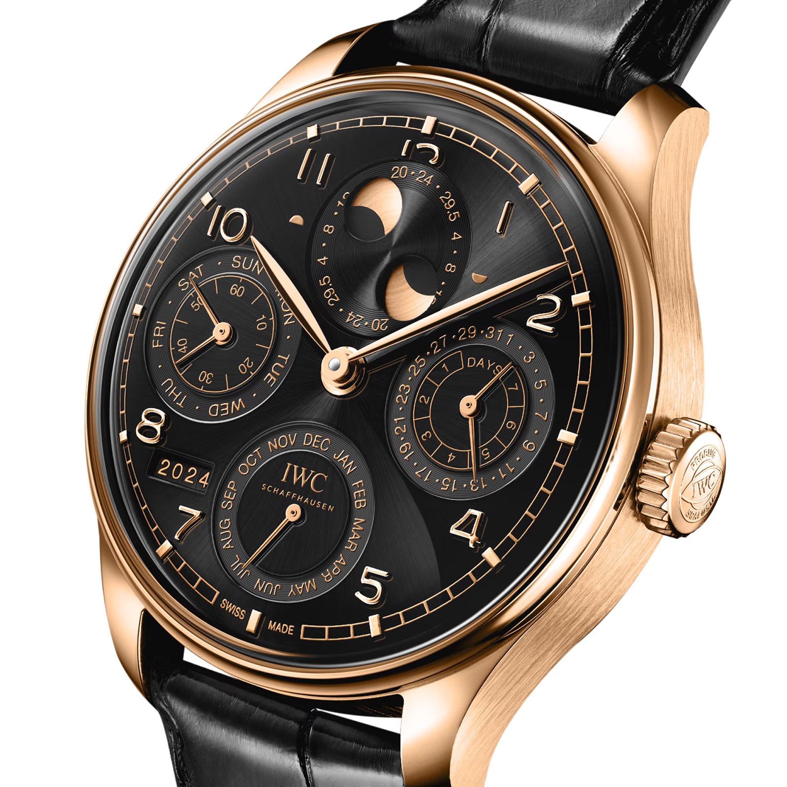 Replica IWC Portugieser Perpetual Calendar 44 Obsidian IW503702