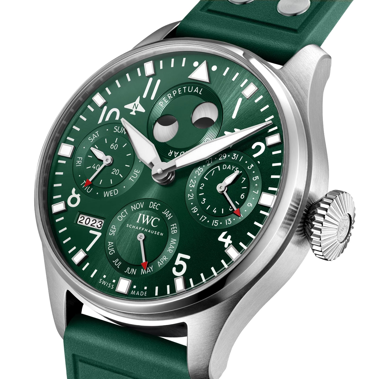 Replica IWC Big Pilot's details Perpetual Calendar 46.2mm IW503608