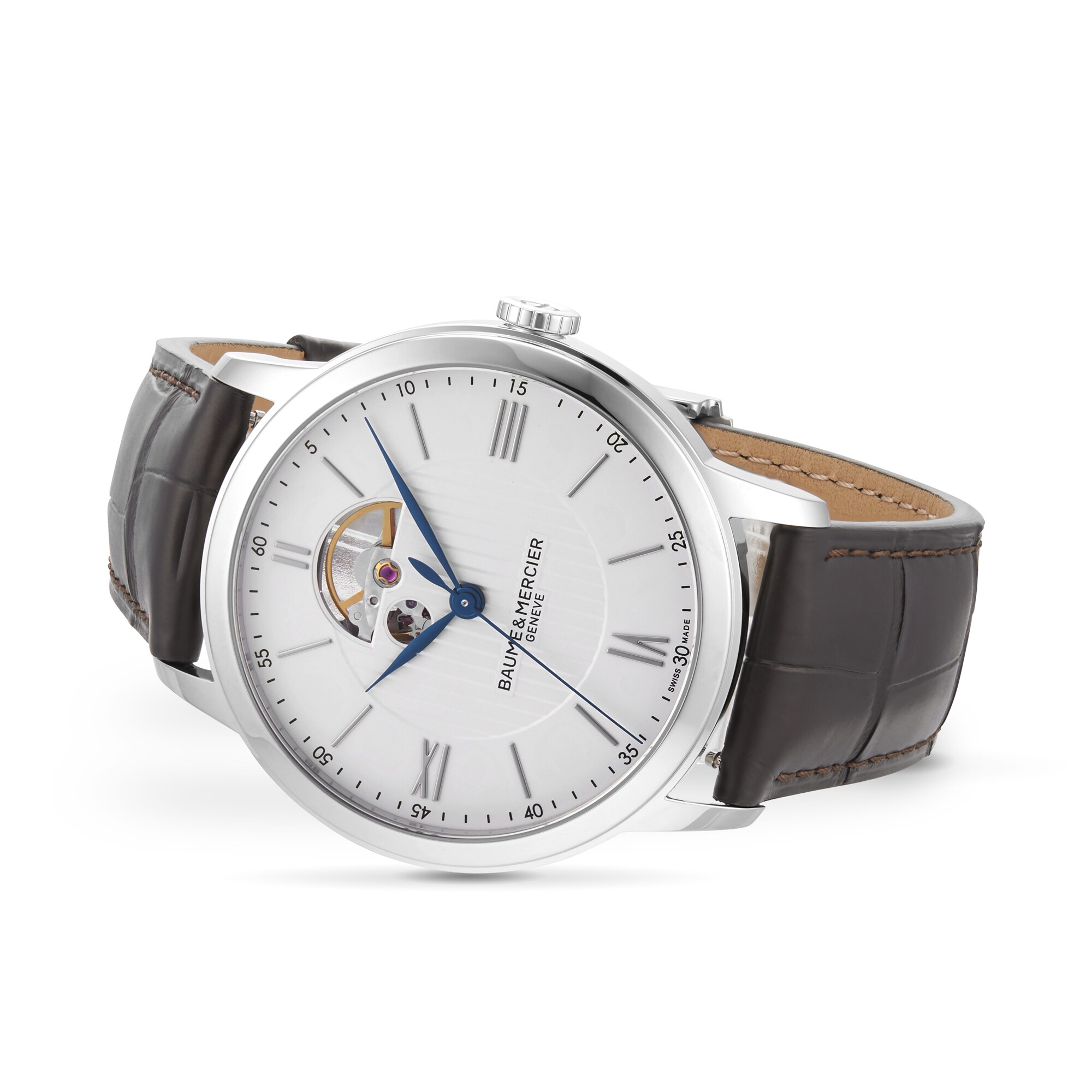 Replica Baume & Mercier Classima 42mm Mens details White M0A10524