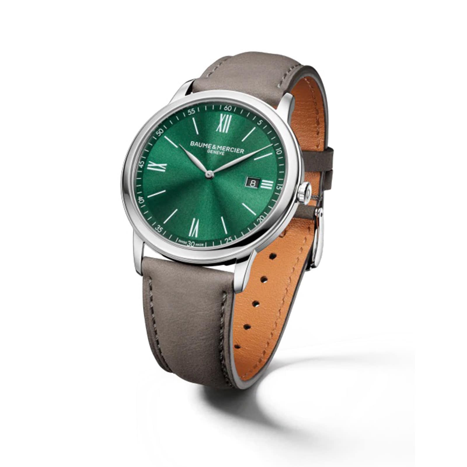 Replica Baume & Mercier Classima Quartz 42mm Mens details Green M0A10607 2 Replica Baume & Mercier Classima Quartz 42mm Mens details Green M0A10607