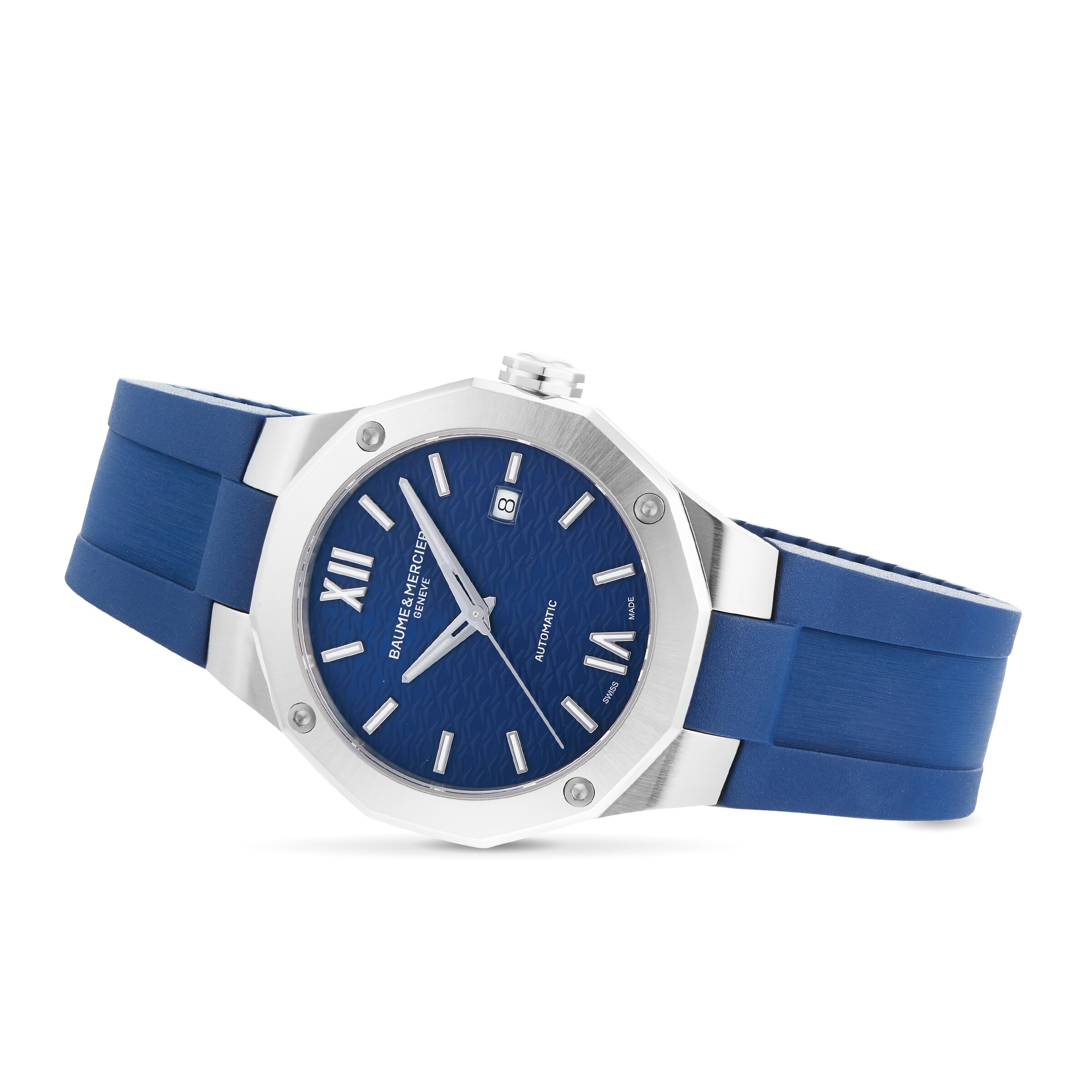 Replica Baume & Mercier Riviera 42mm Mens details Blue BM0A10619
