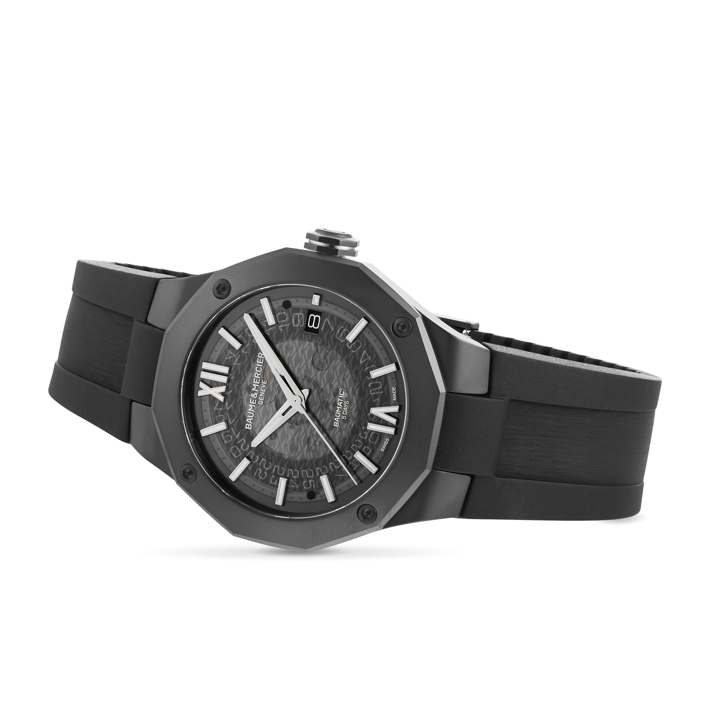 Replica Baume & Mercier Riviera 42mm Mens details Black BM0A10617