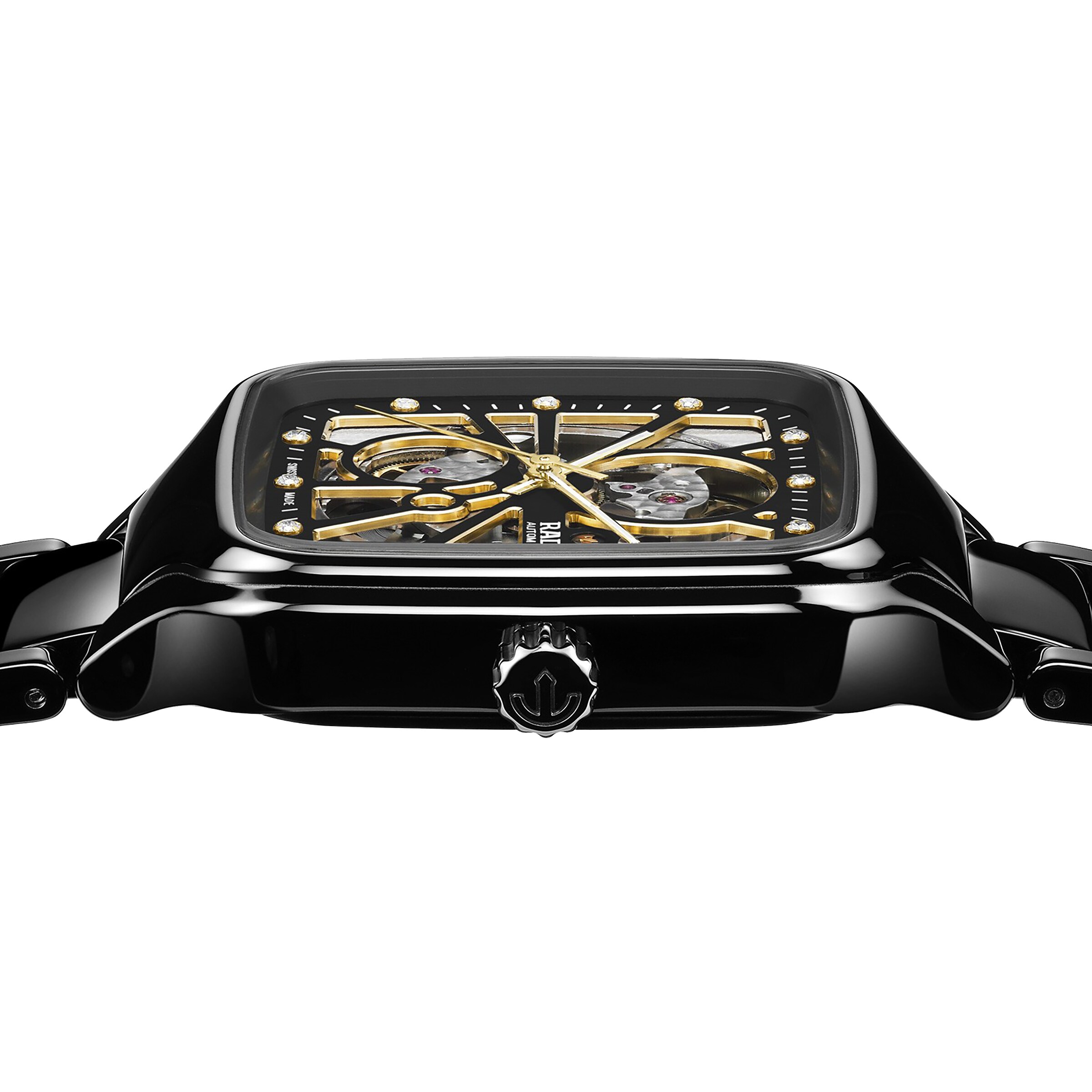 Replica Rado True Square Automatic Open Heart 38mm R27086712