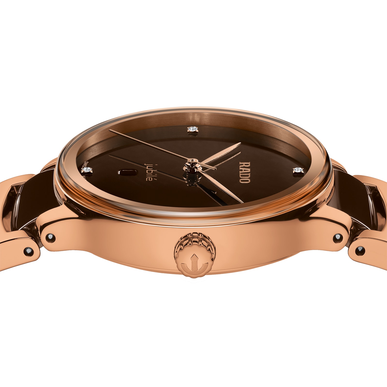 Replica Rado Centrix Diamonds 30.5mm Ladies details Brown R30024712 2 Replica Rado Centrix Diamonds 30.5mm Ladies details Brown R30024712