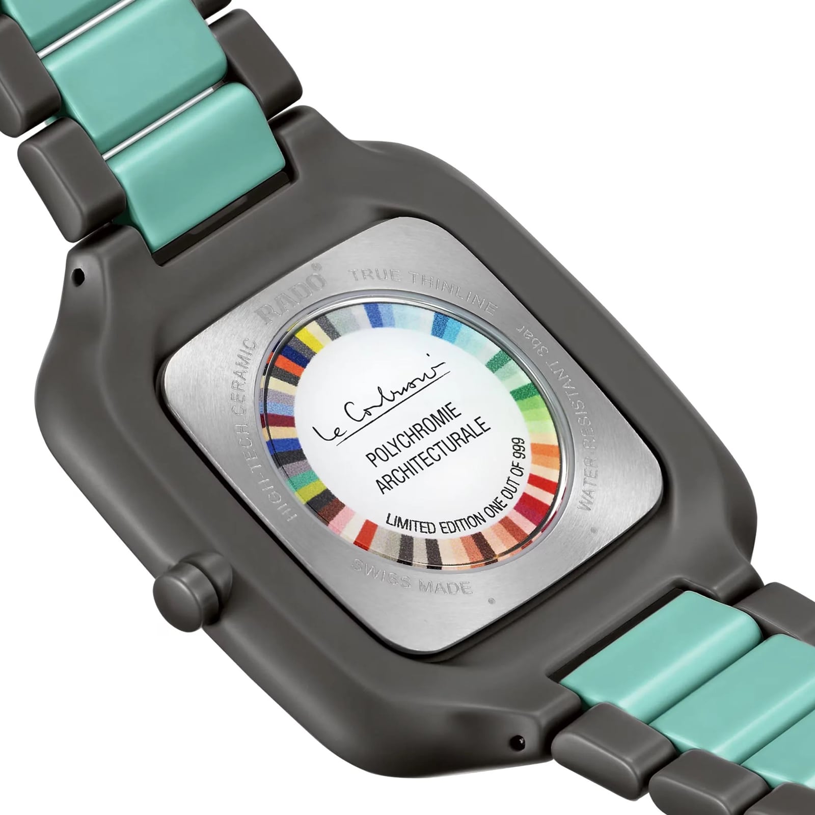 Replica Rado True Square Thinline X Les Couleurs Le Corbusier 37mm Limited Edition Unisex details Grey And Green R27045162 2 Replica Rado True Square Thinline X Les Couleurs Le Corbusier 37mm Limited Edition Unisex details Grey And Green R27045162
