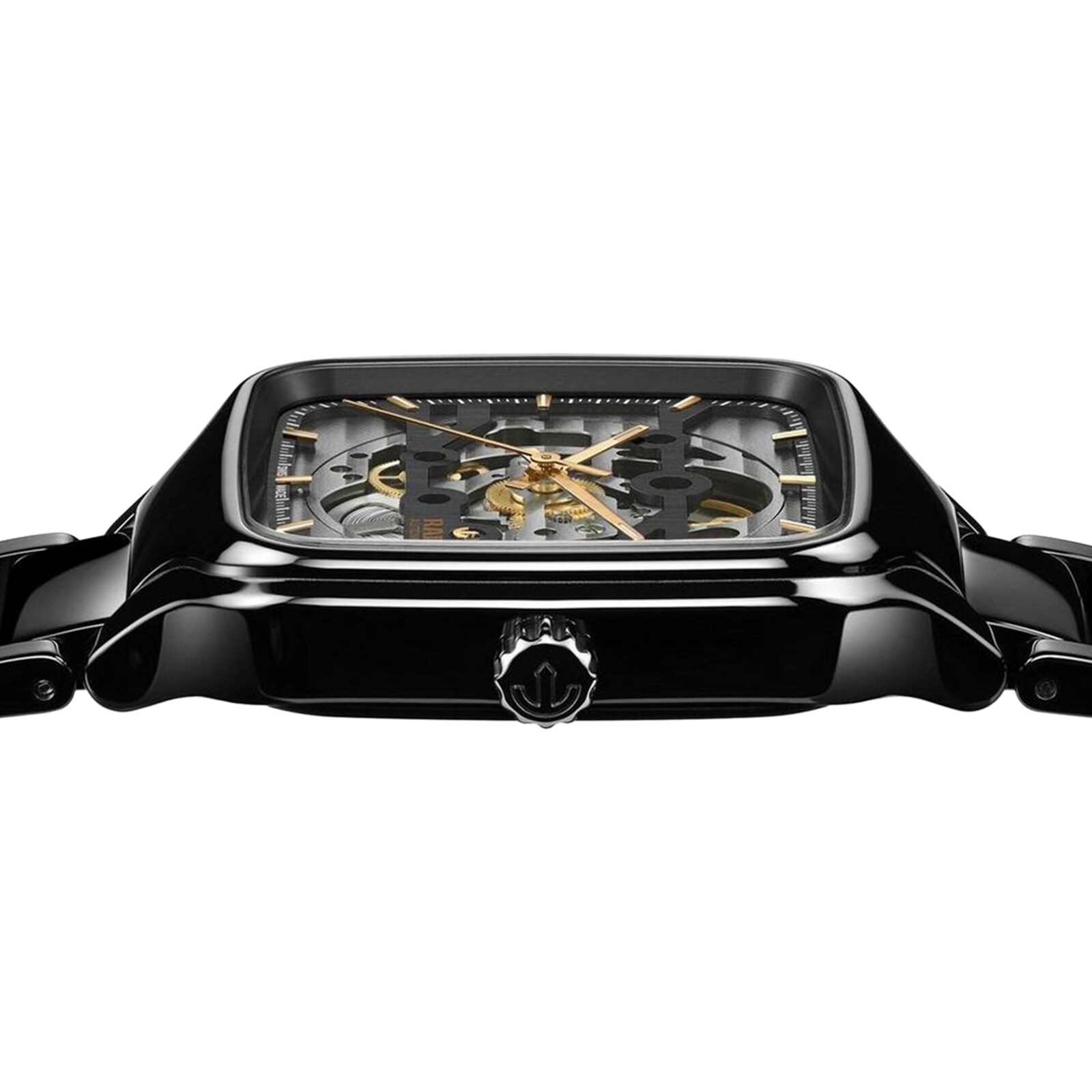Replica Rado True Square Automatic Skeleton 38mm Unisex details R27124162