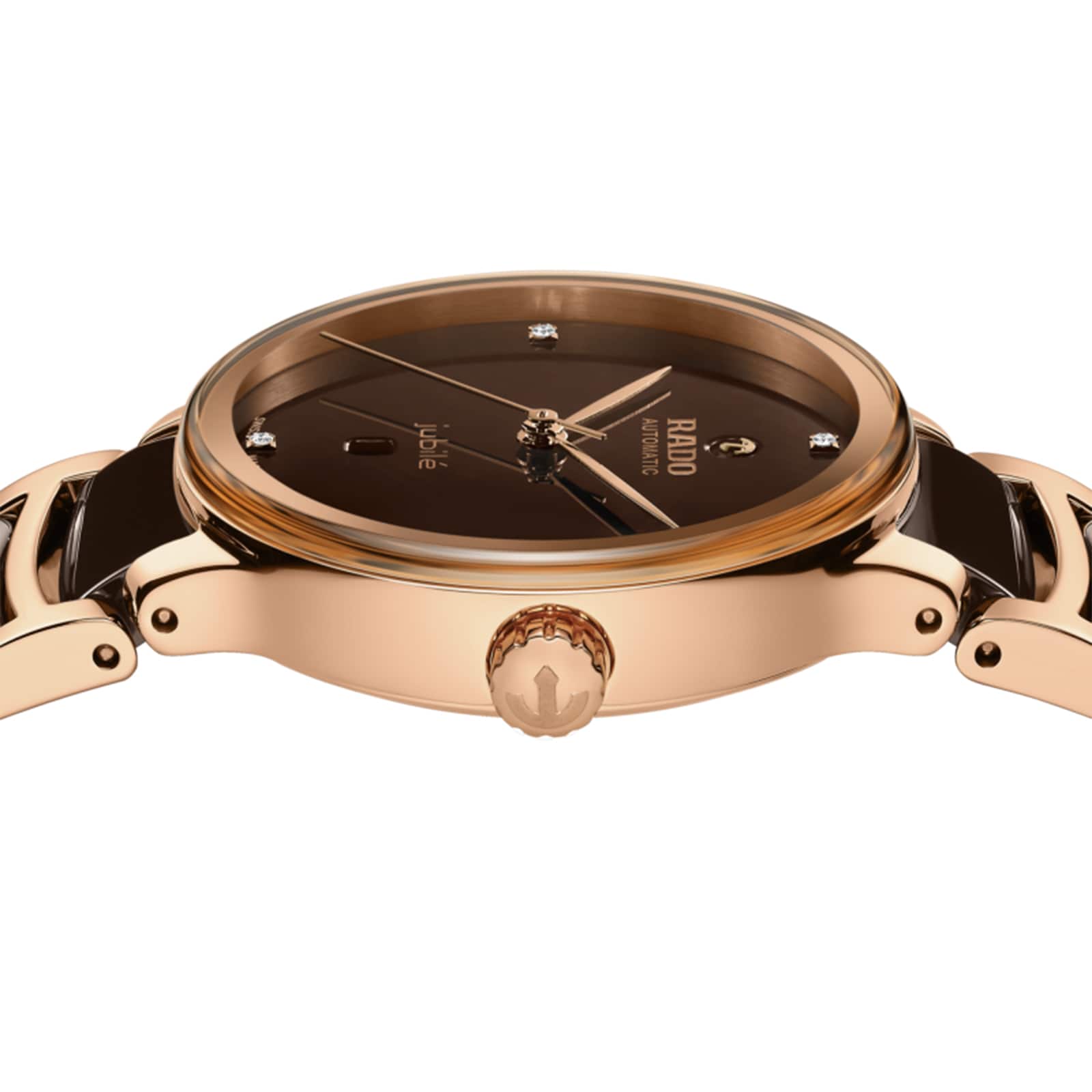 Replica Rado Centrix Automatic Diamonds 30.5mm Ladies details Brown R30019712 2 Replica Rado Centrix Automatic Diamonds 30.5mm Ladies details Brown R30019712