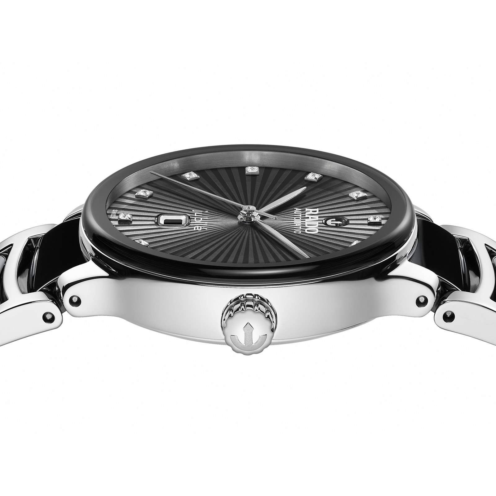 Replica Rado Centrix 30.5mm Unisex details Black R30020742
