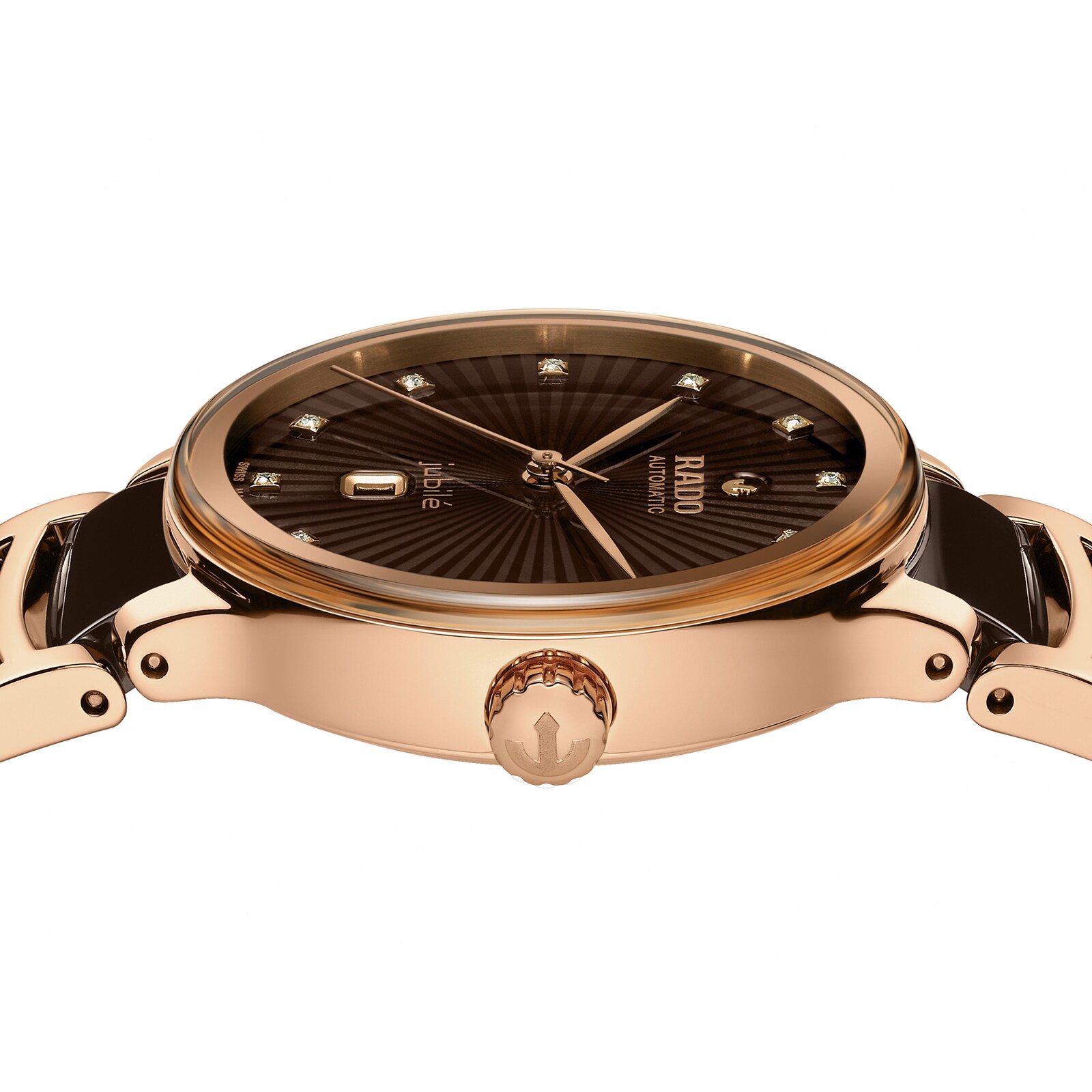 Replica Rado Centrix 30.5mm Unisex details Brown R30019732 2 Replica Rado Centrix 30.5mm Unisex details Brown R30019732