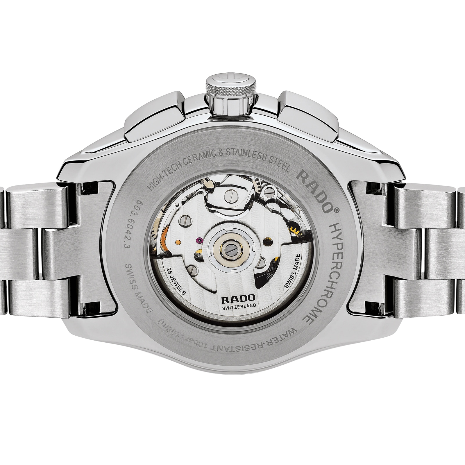 Replica Rado HyperChrome Automatic Chronograph 44mm Mens details R32042203 2 Replica Rado HyperChrome Automatic Chronograph 44mm Mens details R32042203