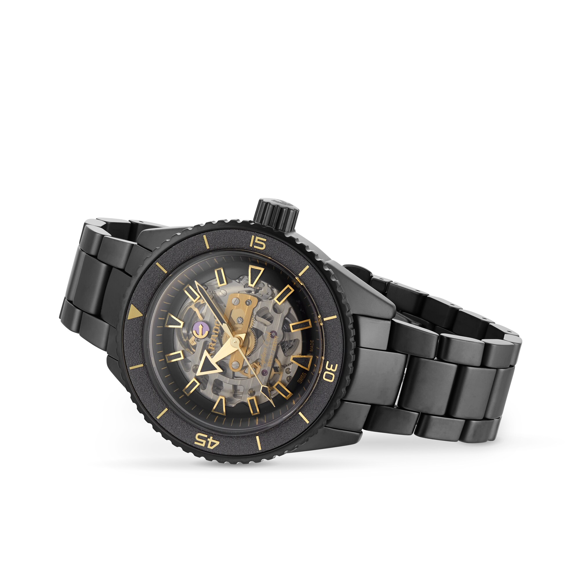 Replica Rado Captain Cook Ceramic Skeleton 43mm Mens details - Limited Edition R32147162 2 Replica Rado Captain Cook Ceramic Skeleton 43mm Mens details - Limited Edition R32147162