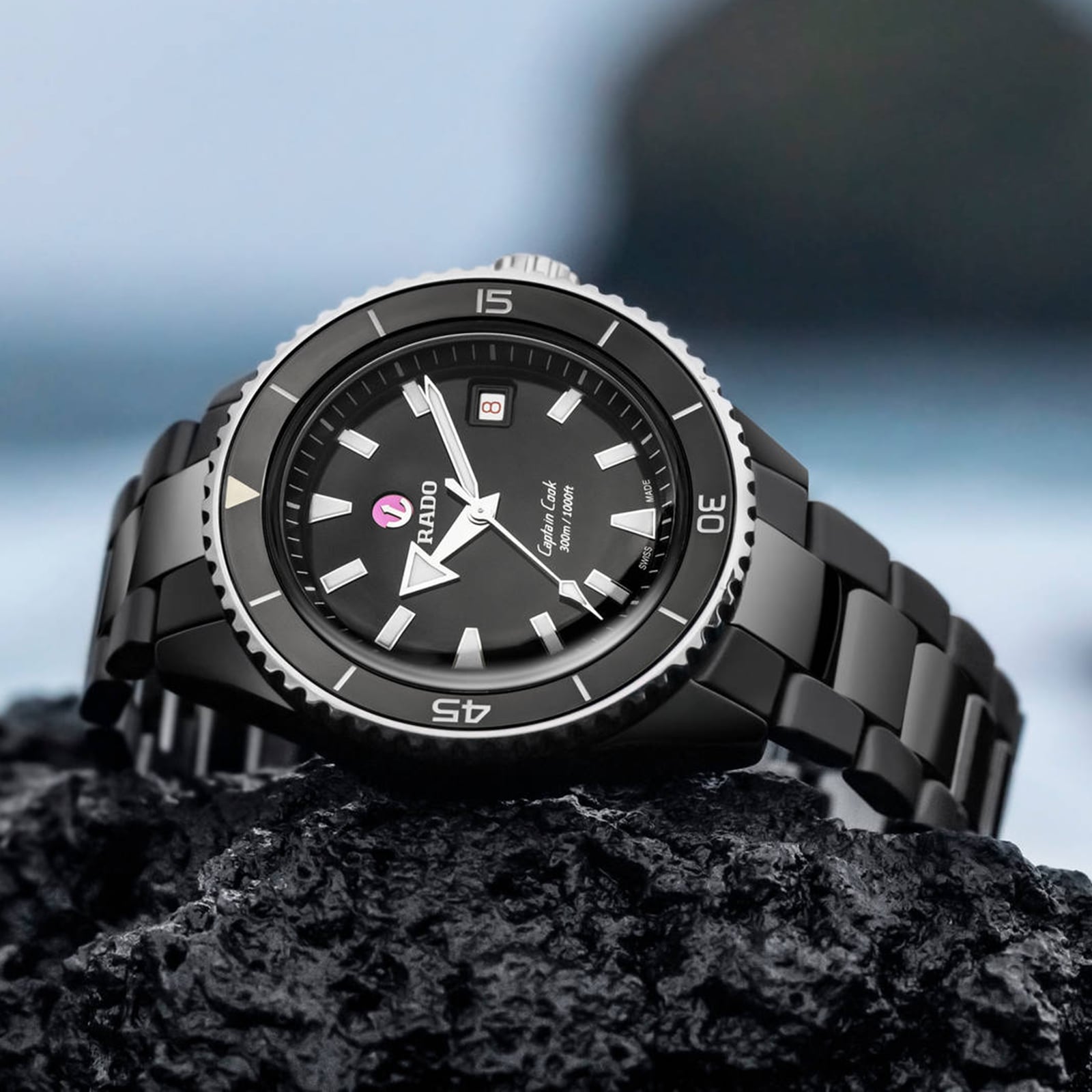Replica Rado Captain Cook High-Tech Ceramic Diver R32129152