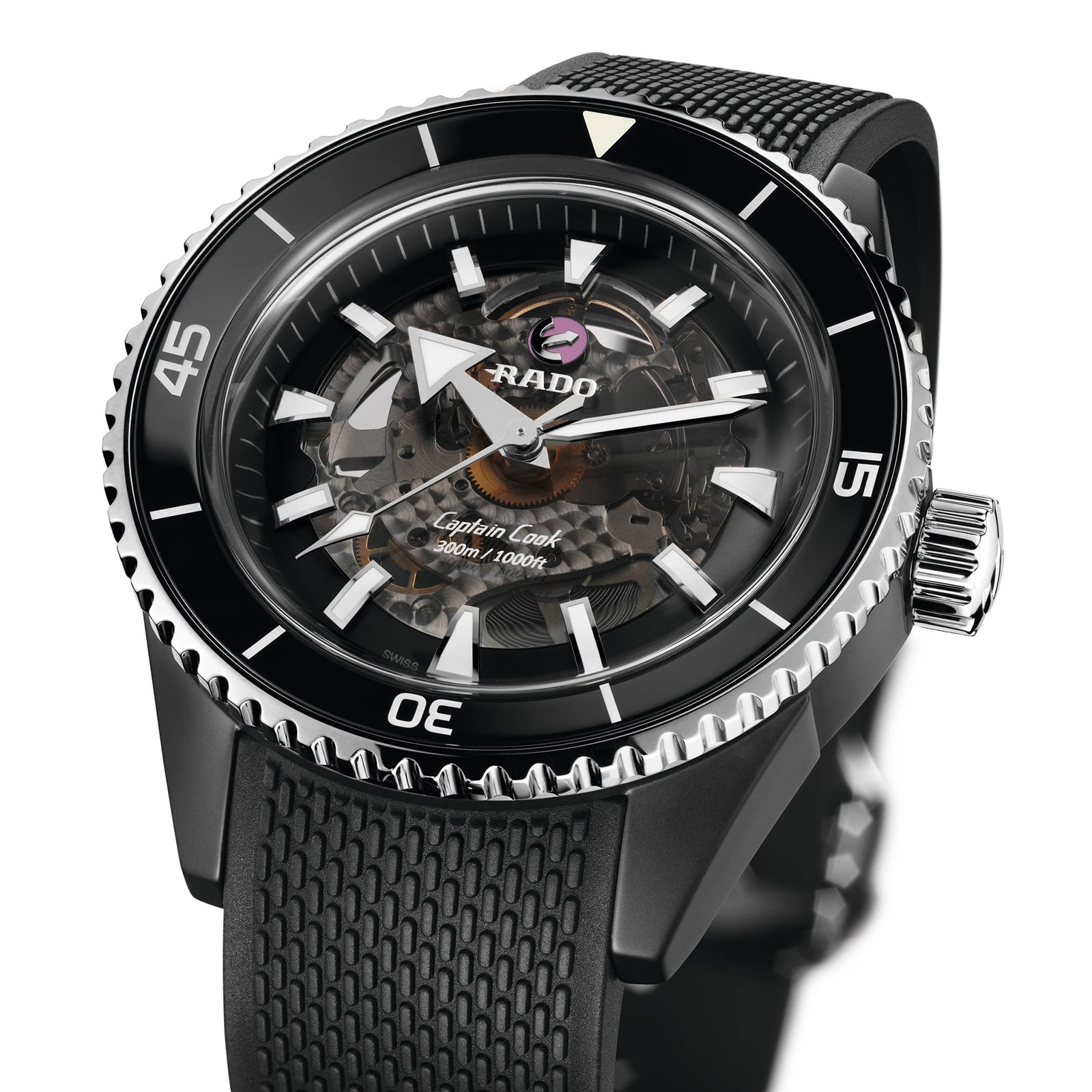 Replica Rado Captain Cook 43mm Mens details R32127156
