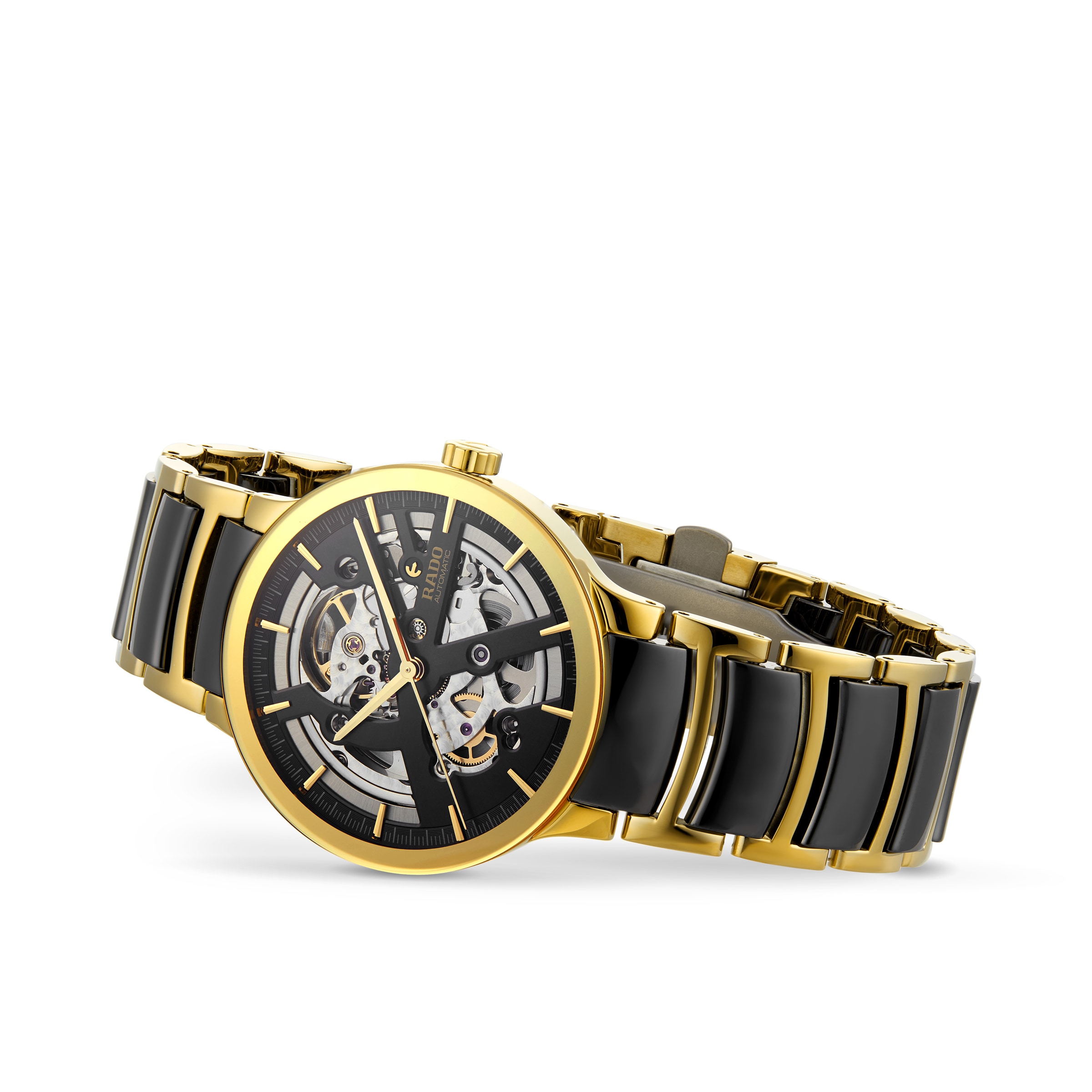 Replica Rado Centrix Skeleton 38mm Mens details R30180162