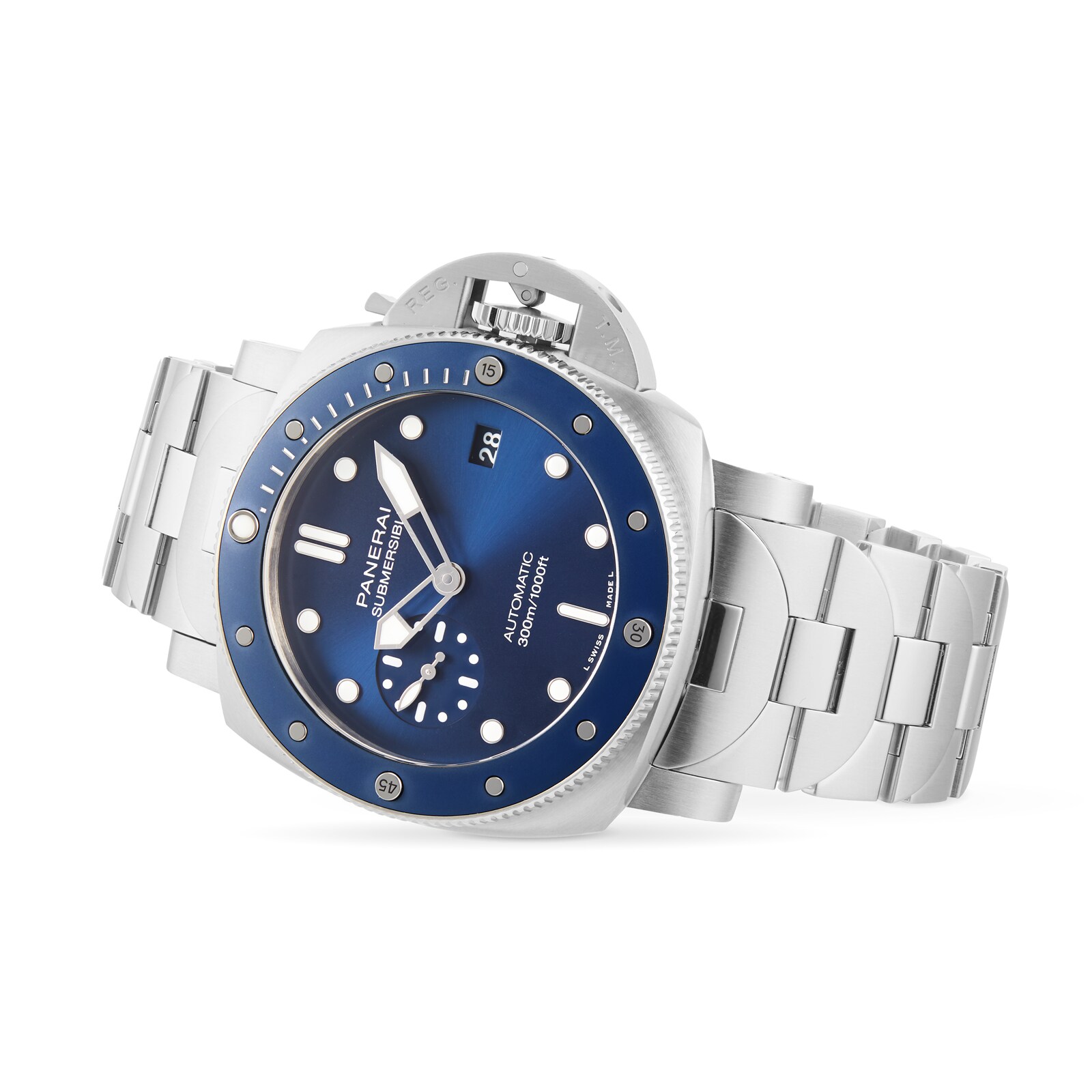Replica Panerai Submersible Blu Notte 42mm Mens details PAM02068