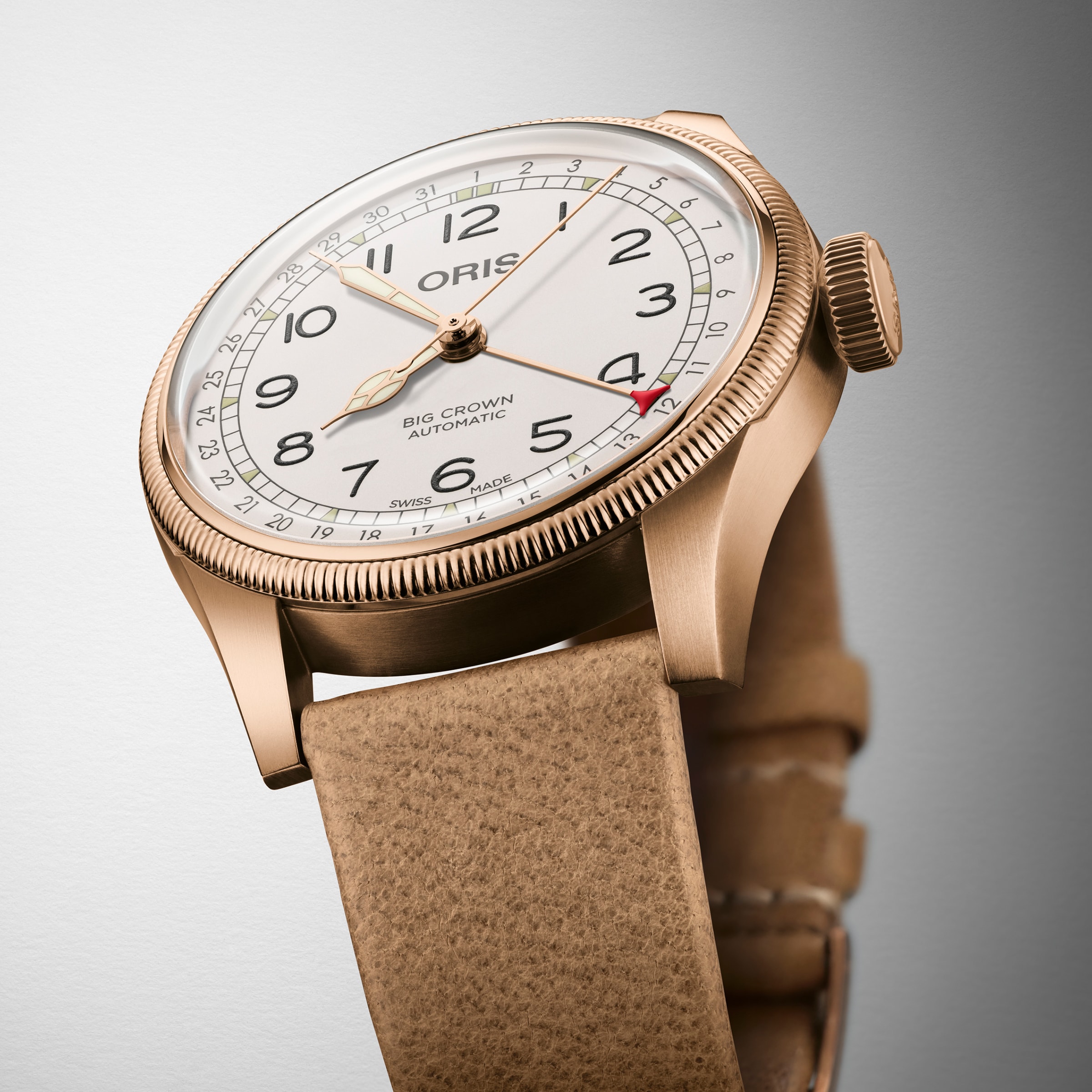 Replica Oris Aviation Big Crown 40mm Unisex details White Interchangeable Strap 01 754 7741 3161-Set 2 Replica Oris Aviation Big Crown 40mm Unisex details White Interchangeable Strap 01 754 7741 3161-Set