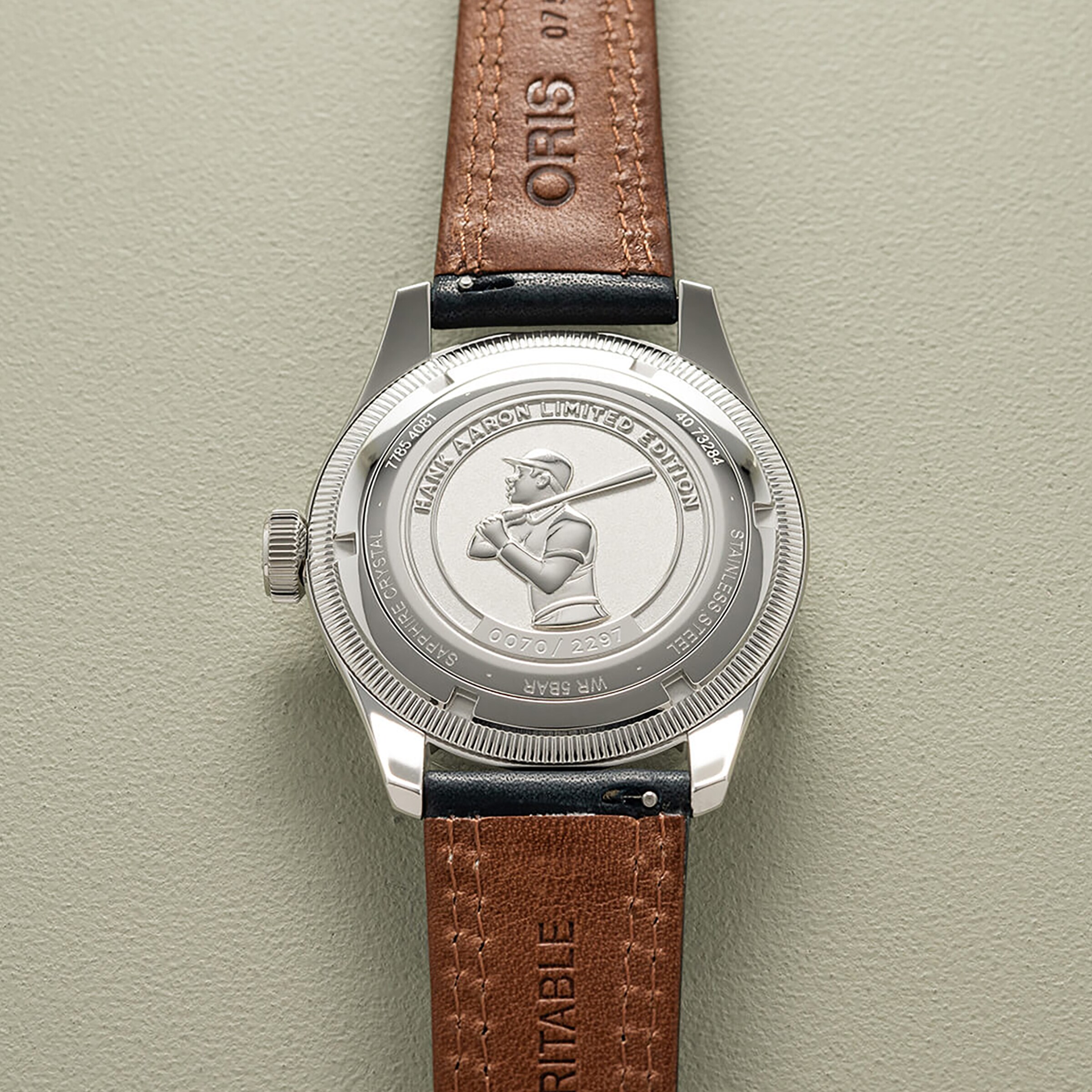 Replica Oris Hank Aaron Limited Edition 40mm Mens details 01 754 7785 4081-SET 2 Replica Oris Hank Aaron Limited Edition 40mm Mens details 01 754 7785 4081-SET
