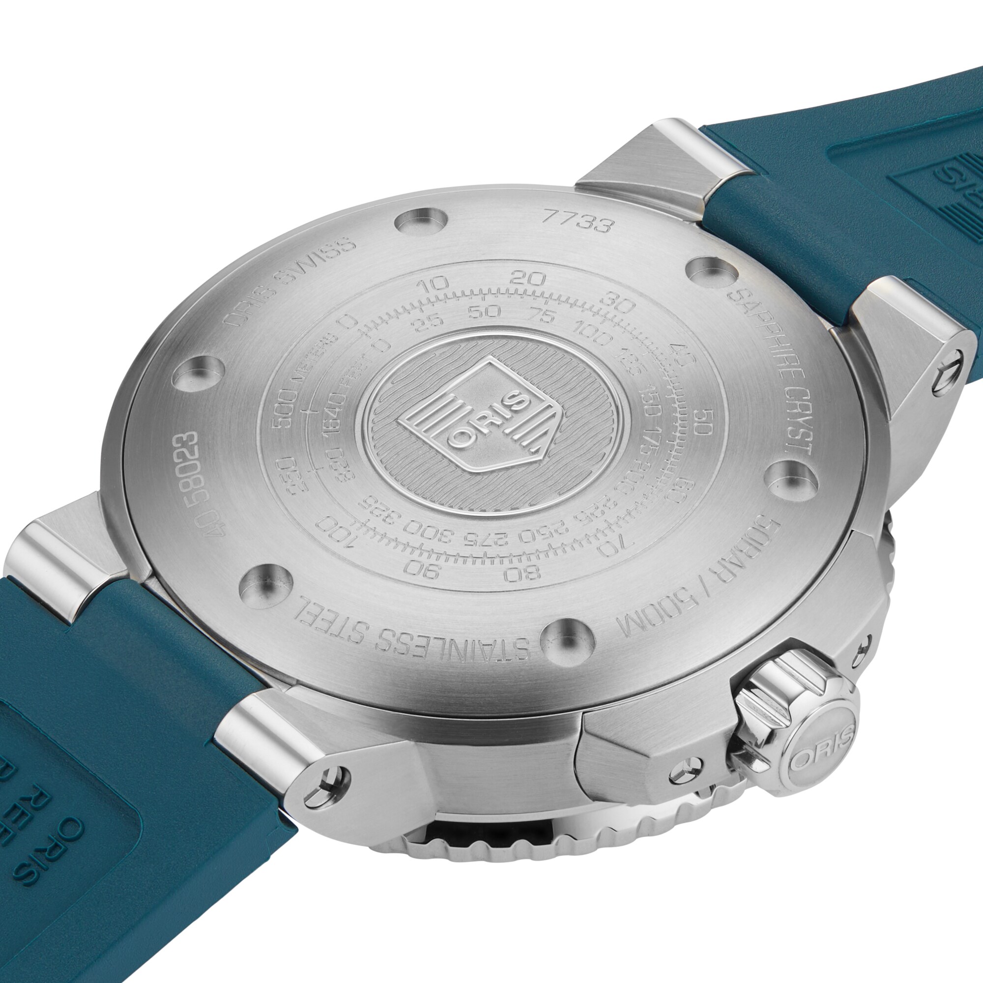 Replica Oris Aquis 45.5mm Mens details Blue Rubber 01 743 7733 4155-07 4 24 69EB 2 Replica Oris Aquis 45.5mm Mens details Blue Rubber 01 743 7733 4155-07 4 24 69EB