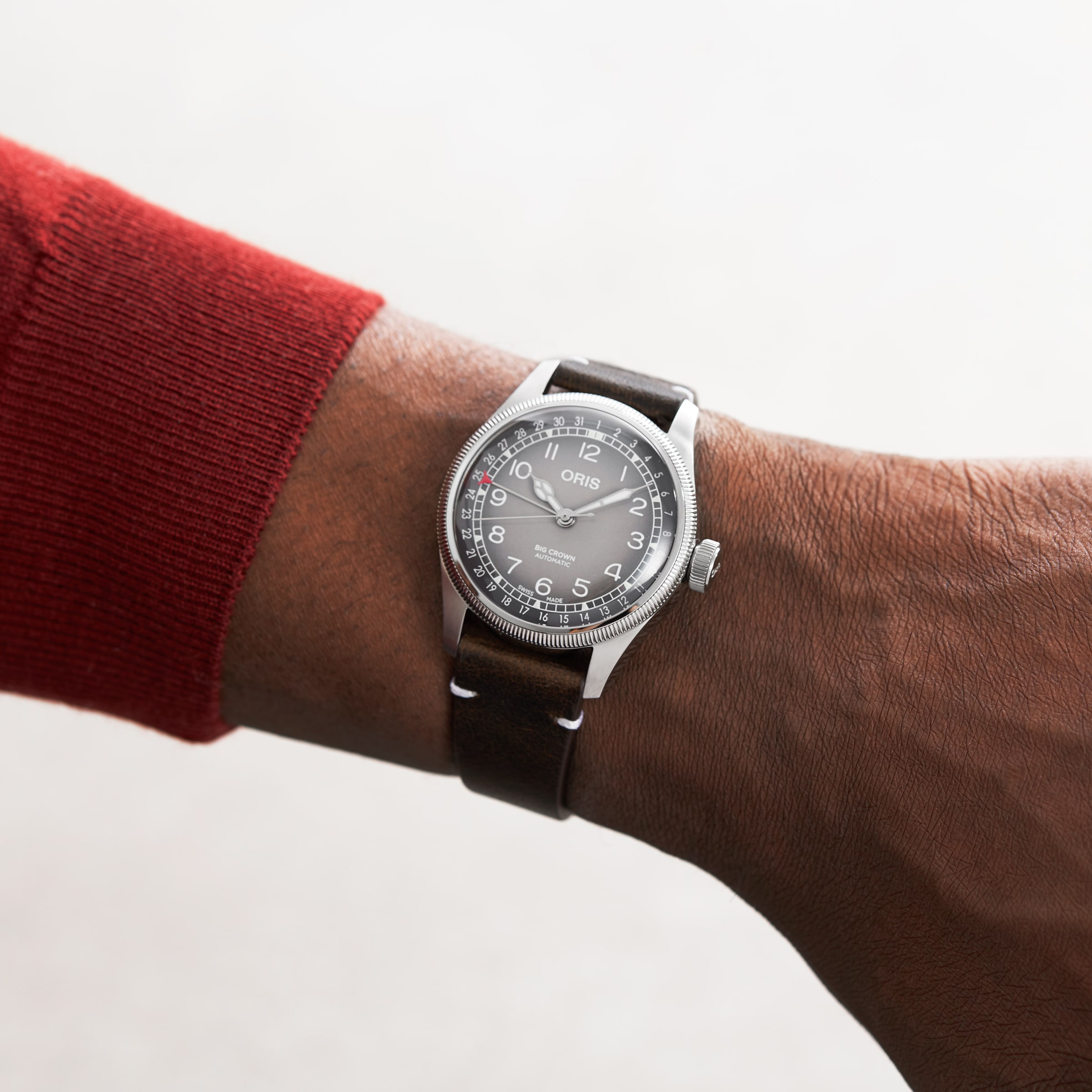 Replica Oris Big Crown X Cervo Volante 38mm Mens details 01 754 7779 4063-SET 2 Replica Oris Big Crown X Cervo Volante 38mm Mens details 01 754 7779 4063-SET