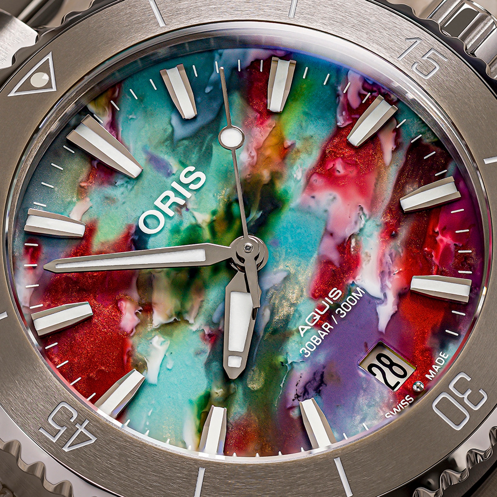 Replica Oris Aquis Date Upcycle 36.5mm 01 733 7770 4150-Set