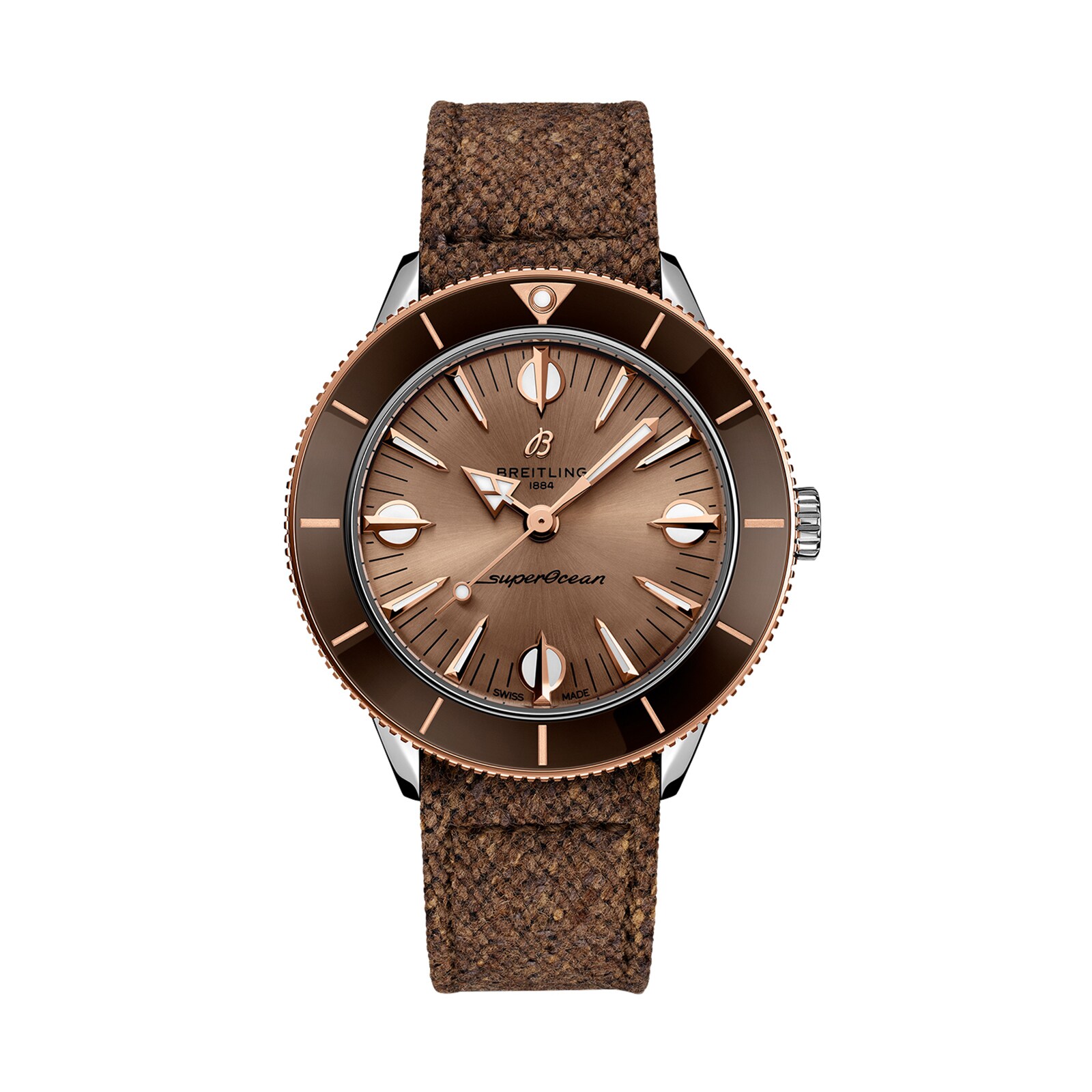 Replica Breitling Superocean Heritage '57 Highlands Capsule 38mm Mens details Brown 2 Straps U10340E31A1A1 2 Replica Breitling Superocean Heritage '57 Highlands Capsule 38mm Mens details Brown 2 Straps U10340E31A1A1