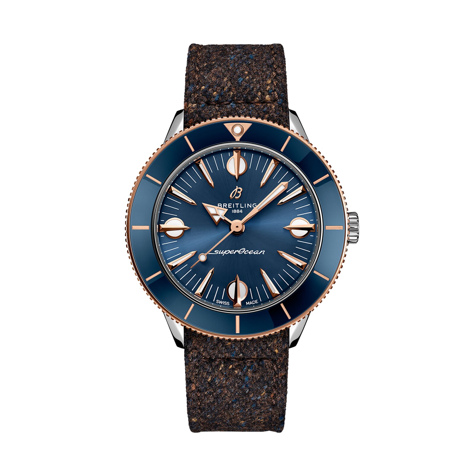 Replica Breitling Superocean Heritage '57 Highlands Capsule 38mm Mens details Blue 2 Straps U10340161C1A1 2 Replica Breitling Superocean Heritage '57 Highlands Capsule 38mm Mens details Blue 2 Straps U10340161C1A1