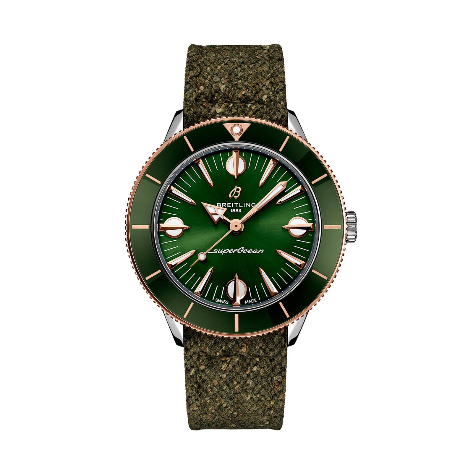 Replica Breitling Superocean Heritage '57 Highlands Capsule 38mm Mens details Green 2 Straps U10340361L1A1 2 Replica Breitling Superocean Heritage '57 Highlands Capsule 38mm Mens details Green 2 Straps U10340361L1A1