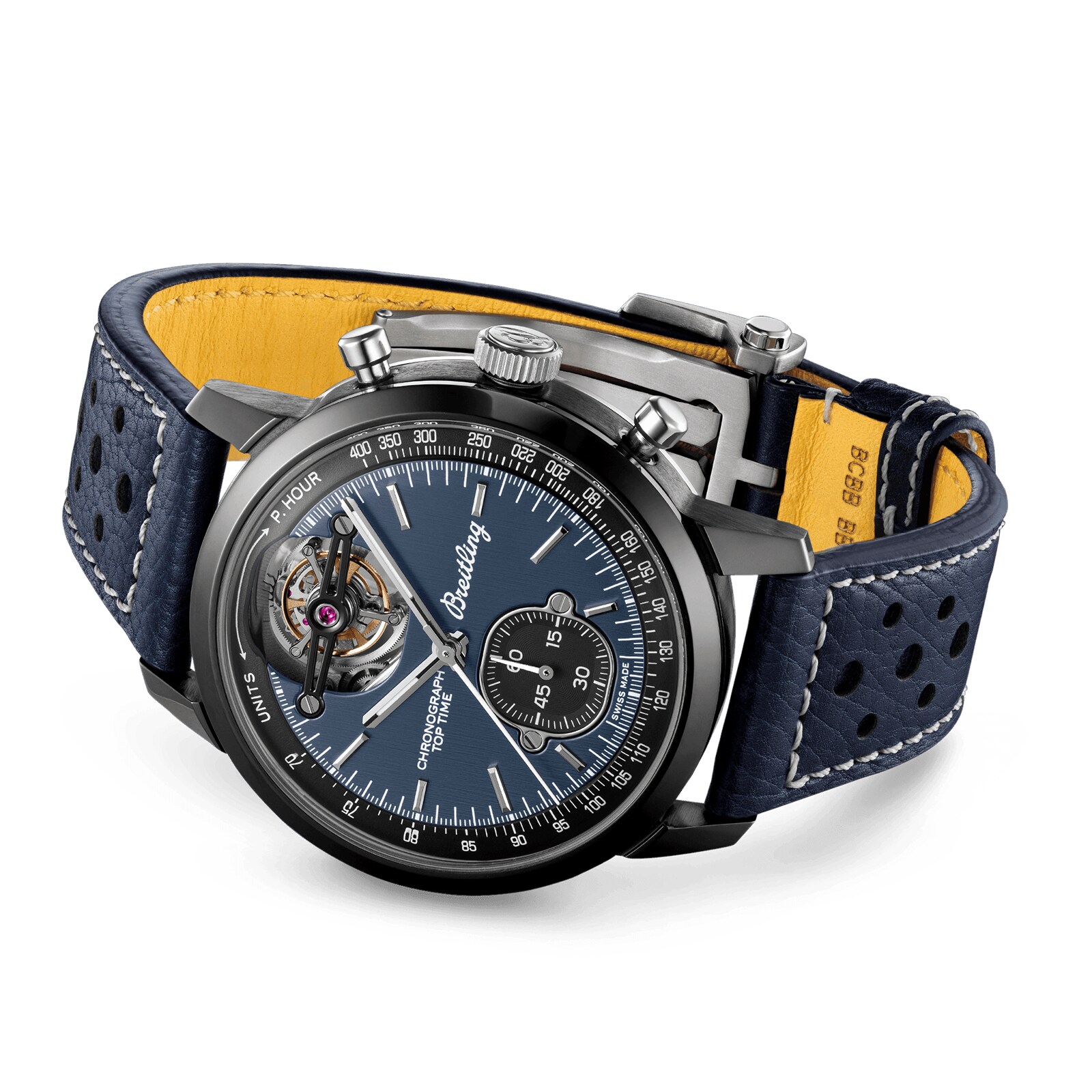 Replica Breitling Top Time B21 Shelby Cobra Tourbillon 42mm Mens details Blue SB21251A1C1X1 2 Replica Breitling Top Time B21 Shelby Cobra Tourbillon 42mm Mens details Blue SB21251A1C1X1