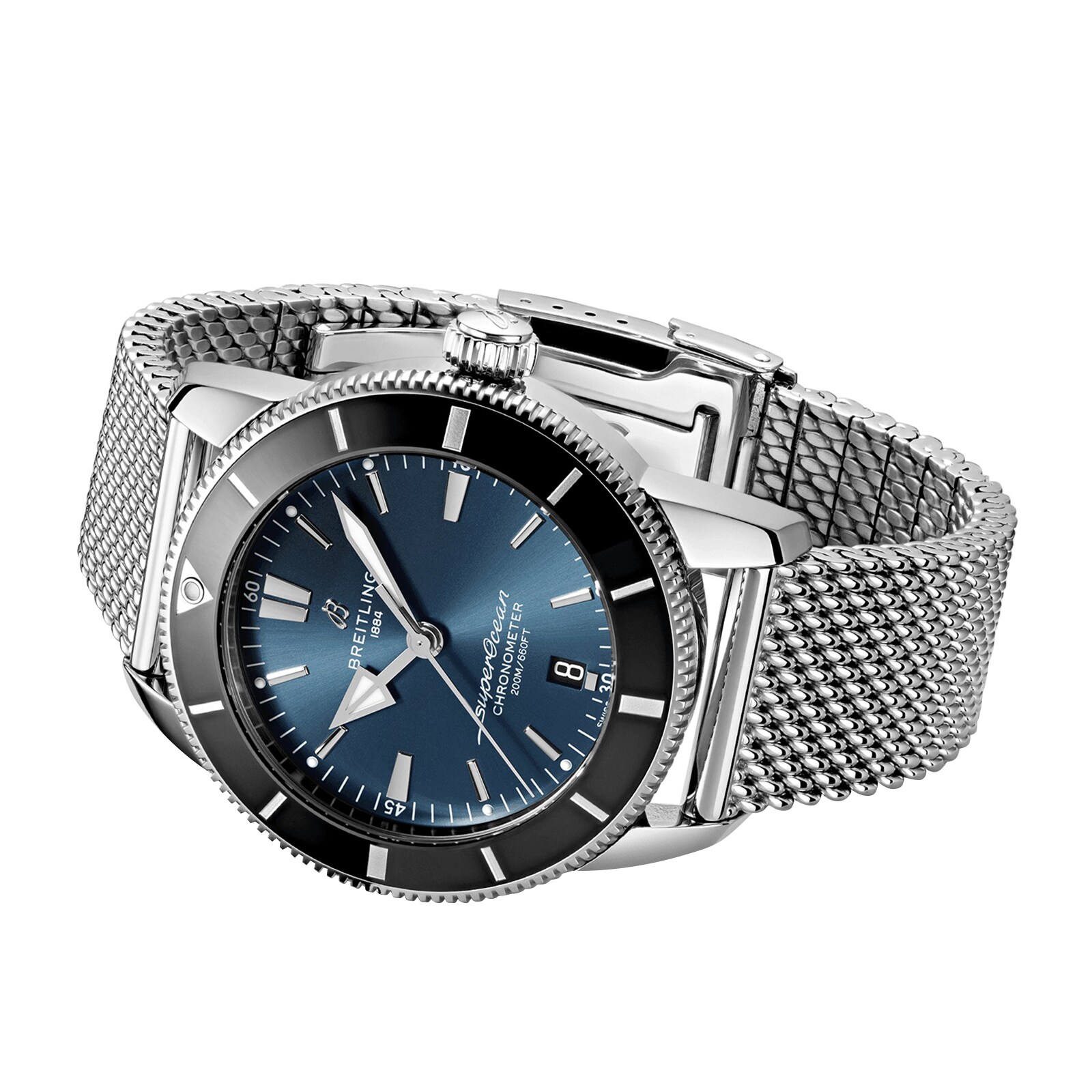 Replica Breitling Superocean Heritage B20 Automatic 44mm UK Exclusive Mens details Blue Stainless Steel AB20304A1C1A1 2 Replica Breitling Superocean Heritage B20 Automatic 44mm UK Exclusive Mens details Blue Stainless Steel AB20304A1C1A1