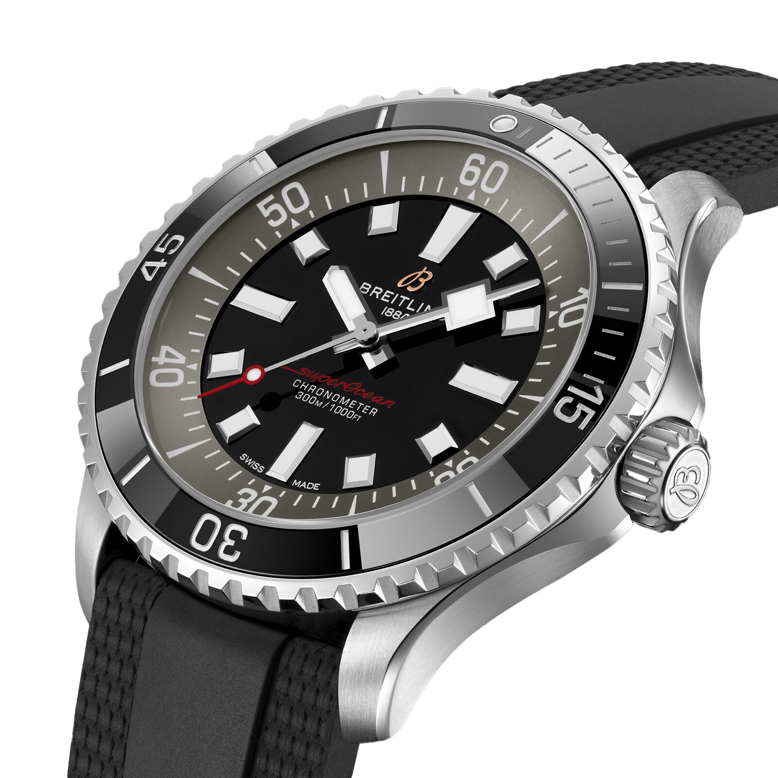 Replica Breitling Superocean Automatic 44mm UK Edition Mens details Black Rubber A173765A1B1S1 2 Replica Breitling Superocean Automatic 44mm UK Edition Mens details Black Rubber A173765A1B1S1