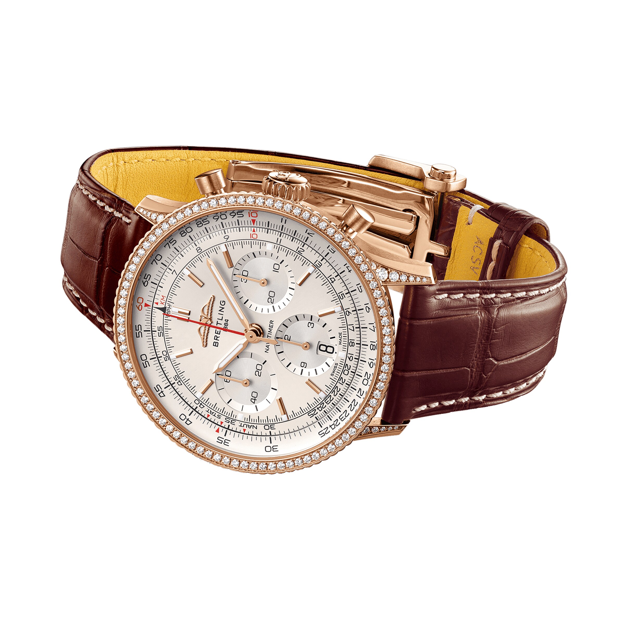 Replica Breitling Navitimer Chronograph 41mm Mens details Cream Dial RB0139631G1P1 2 Replica Breitling Navitimer Chronograph 41mm Mens details Cream Dial RB0139631G1P1