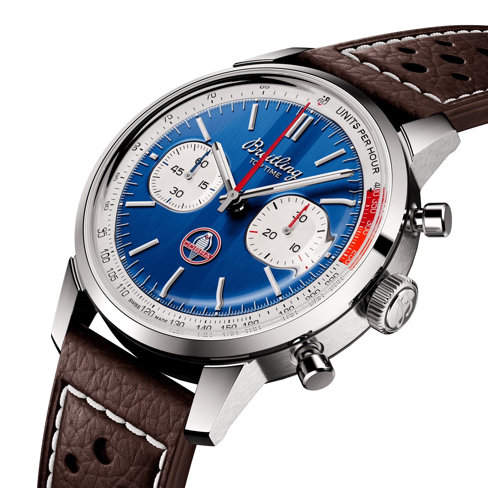 Replica Breitling Top Time B01 Classic Cars Shelby Cobra 41mm Mens details AB01763A1C1X1