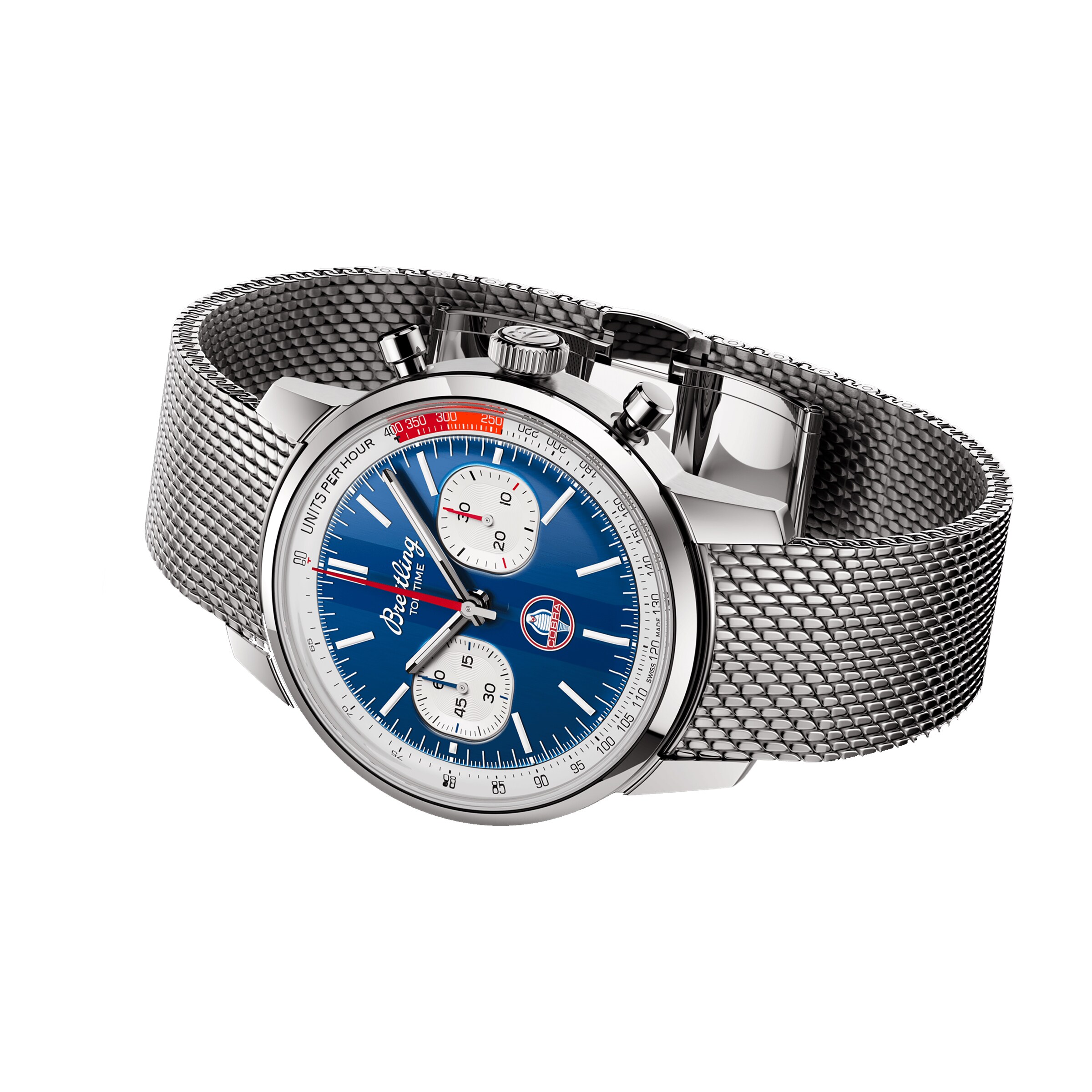 Replica Breitling Top Time B01 Classic Cars Shelby Cobra 41mm Mens details Mesh Strap AB01763A1C1A1 2 Replica Breitling Top Time B01 Classic Cars Shelby Cobra 41mm Mens details Mesh Strap AB01763A1C1A1