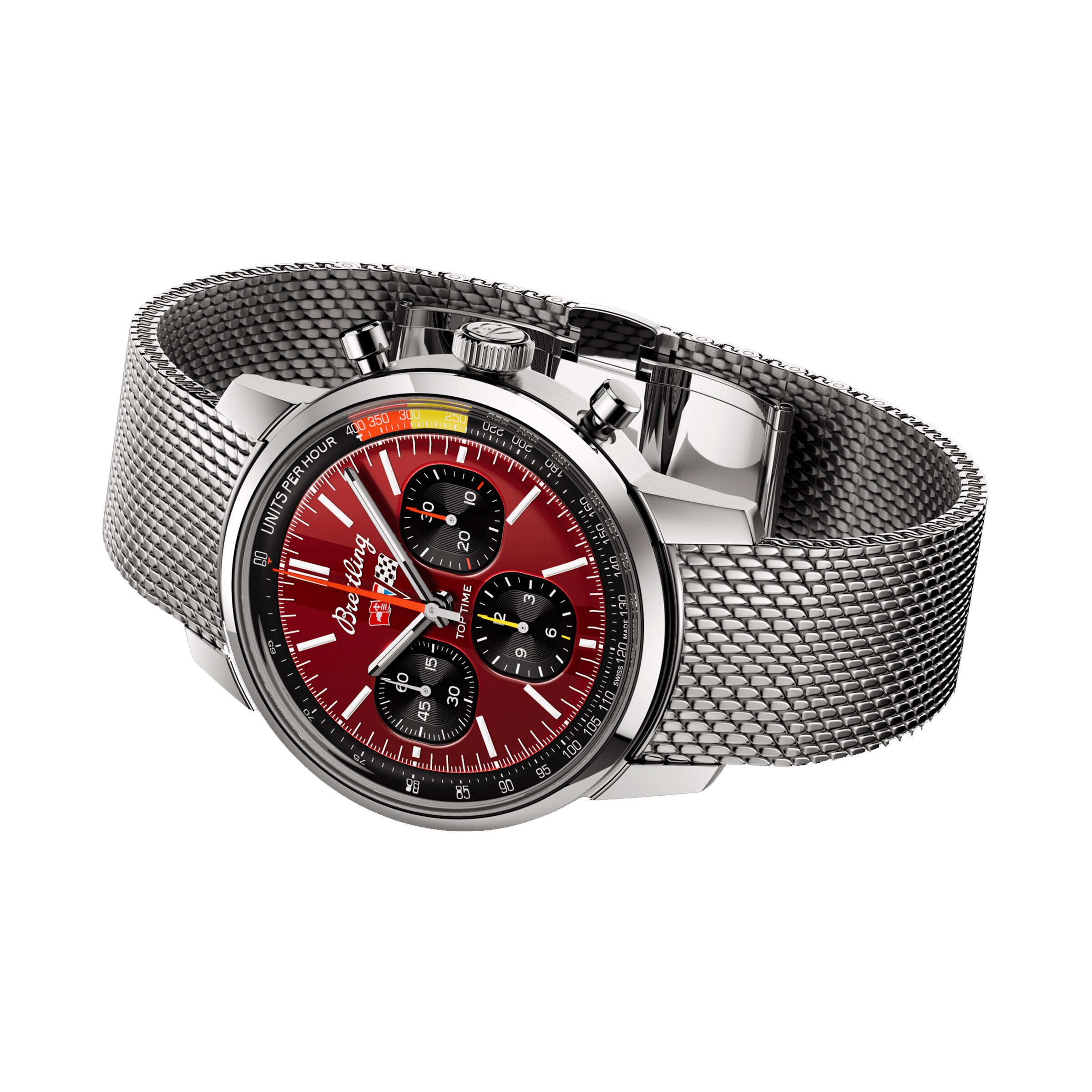 Replica Breitling Top Time B01 Classic Cars Chevrolet Corvette 41mm Mens details Mesh Strap AB01761A1K1A1 2 Replica Breitling Top Time B01 Classic Cars Chevrolet Corvette 41mm Mens details Mesh Strap AB01761A1K1A1