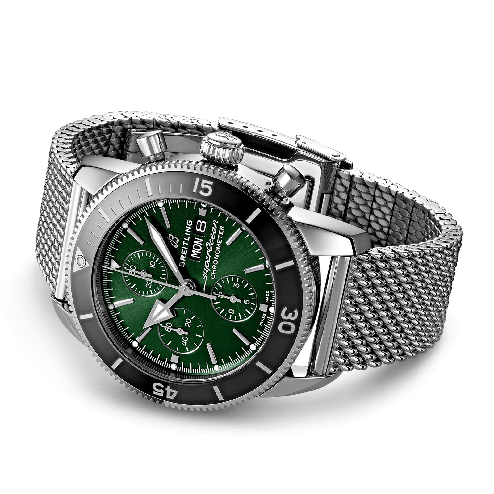 Replica Breitling Superocean Heritage Chronograph 44 Stainless Steel details A13313121L1A1