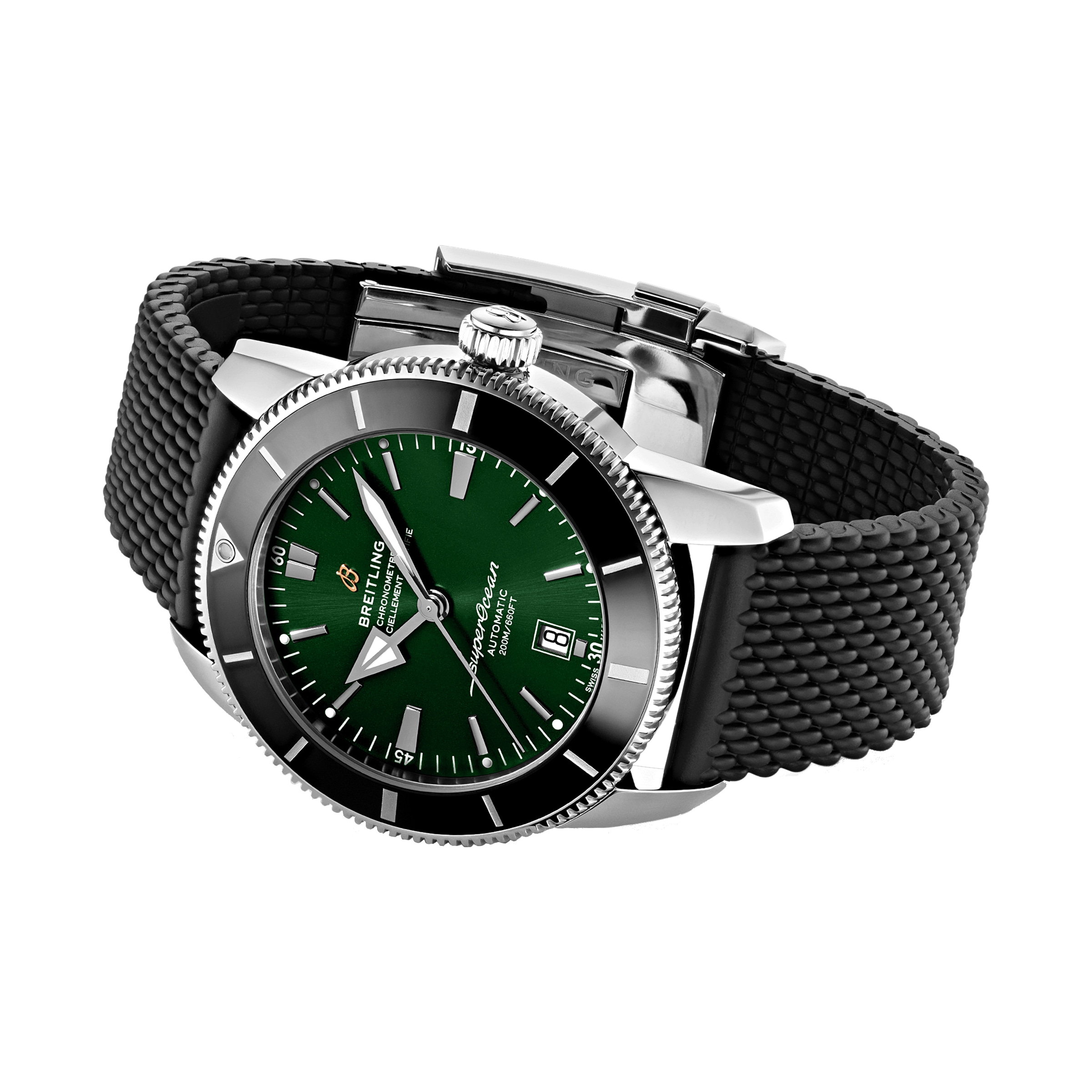 Replica Breitling Superocean Heritage B20 Automatic 46 Stainless Steel Rubber Strap details AB2020121L1S1 2 Replica Breitling Superocean Heritage B20 Automatic 46 Stainless Steel Rubber Strap details AB2020121L1S1