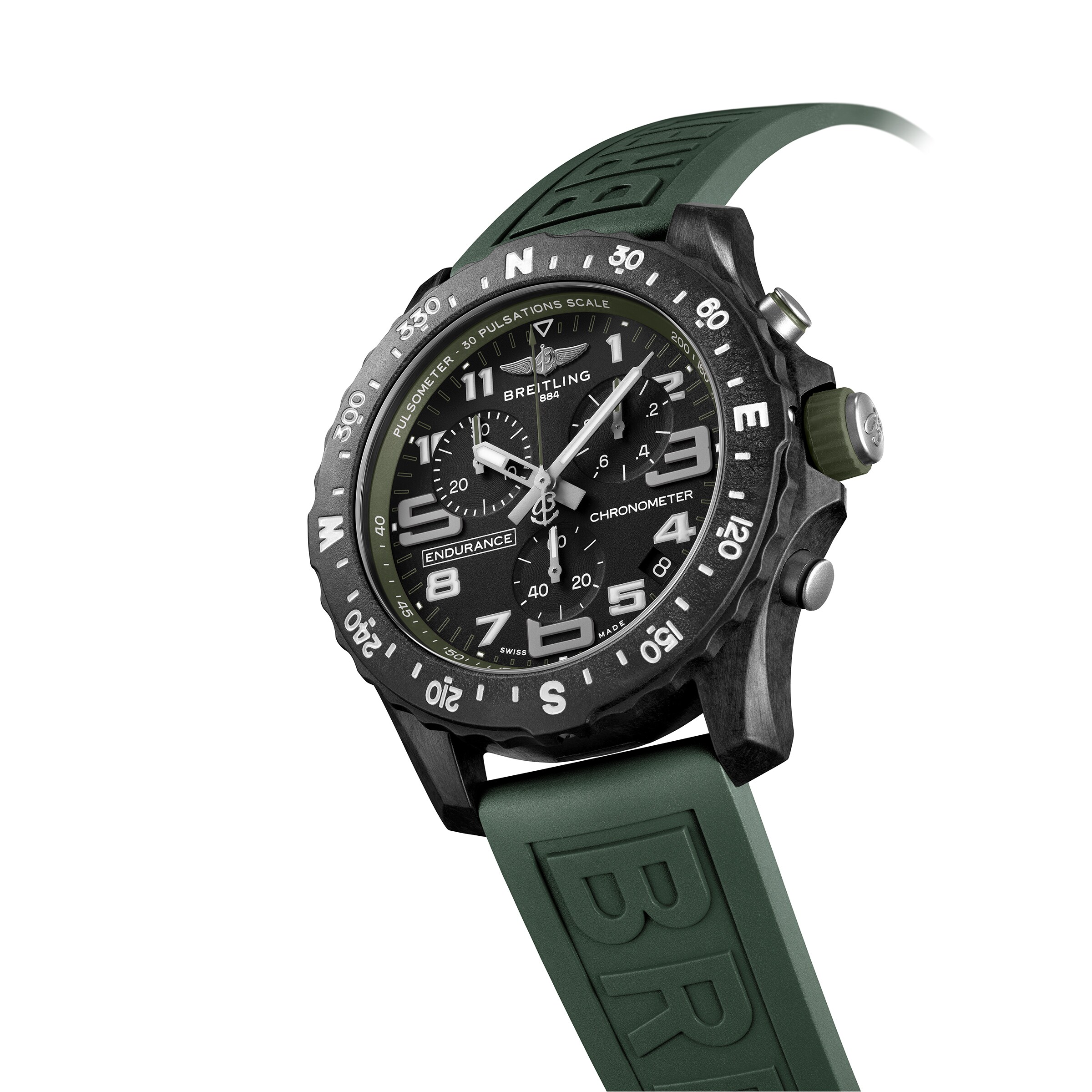 Replica Breitling Endurance Pro 44 Green details X82310D31B1S1