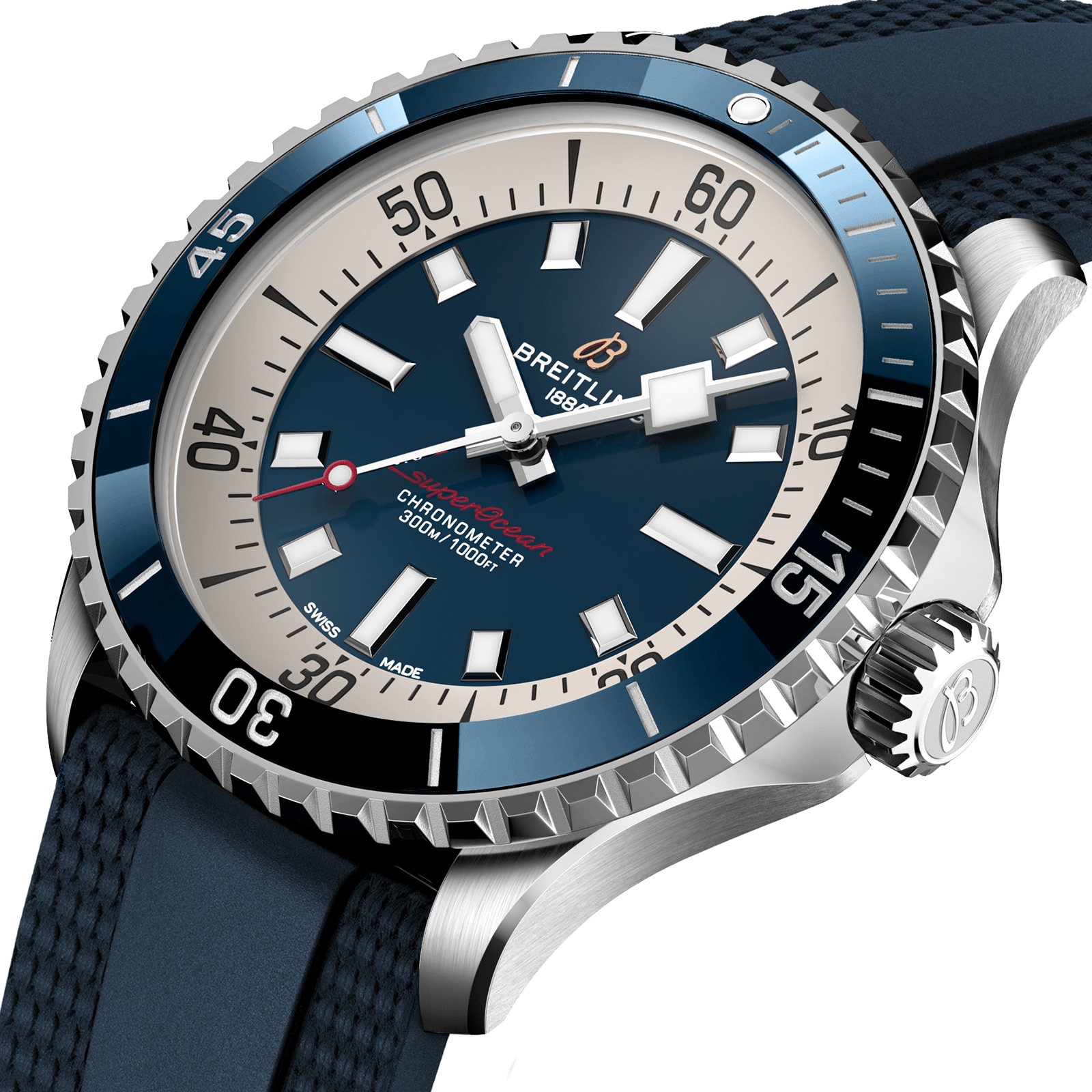 Replica Breitling Superocean Automatic 42 Stainless Steel Rubber Strap details A17375E71C1S1 2 Replica Breitling Superocean Automatic 42 Stainless Steel Rubber Strap details A17375E71C1S1