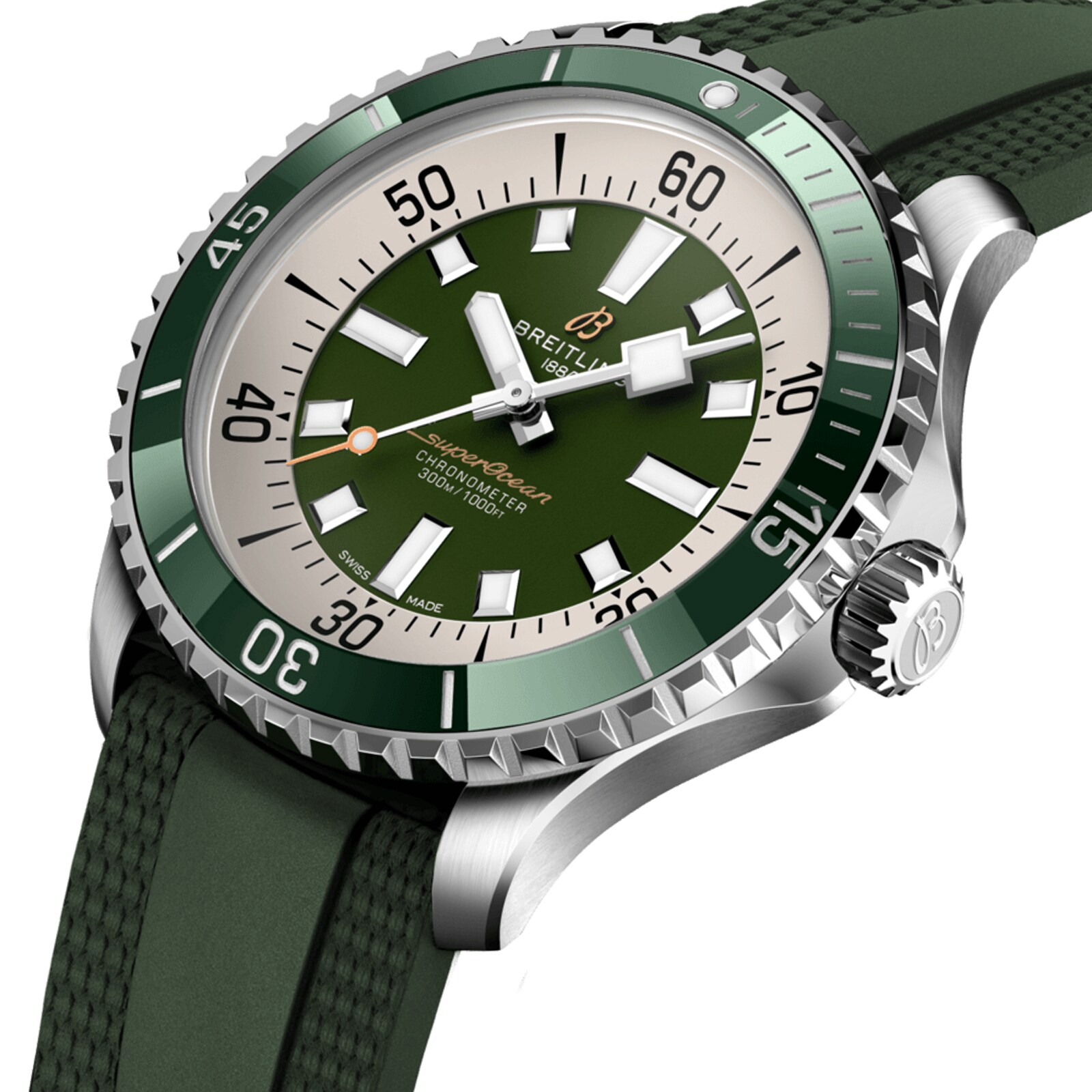Replica Breitling Superocean Automatic 44 Stainless Steel Rubber Strap details A17376A31L1S1 2 Replica Breitling Superocean Automatic 44 Stainless Steel Rubber Strap details A17376A31L1S1