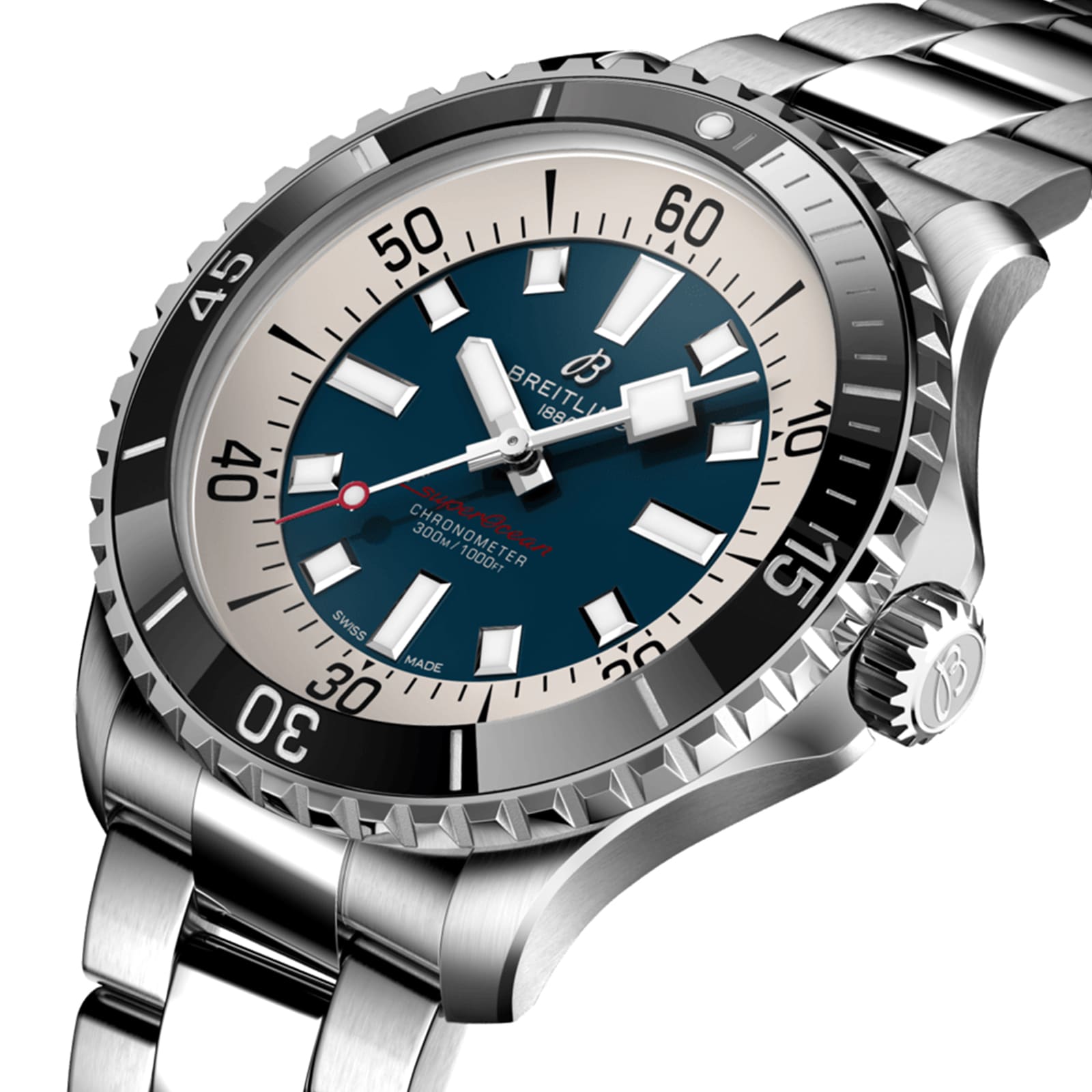 Replica Breitling Superocean Automatic 44 Stainless Steel - Blue details A17376211C1A1 2 Replica Breitling Superocean Automatic 44 Stainless Steel - Blue details A17376211C1A1