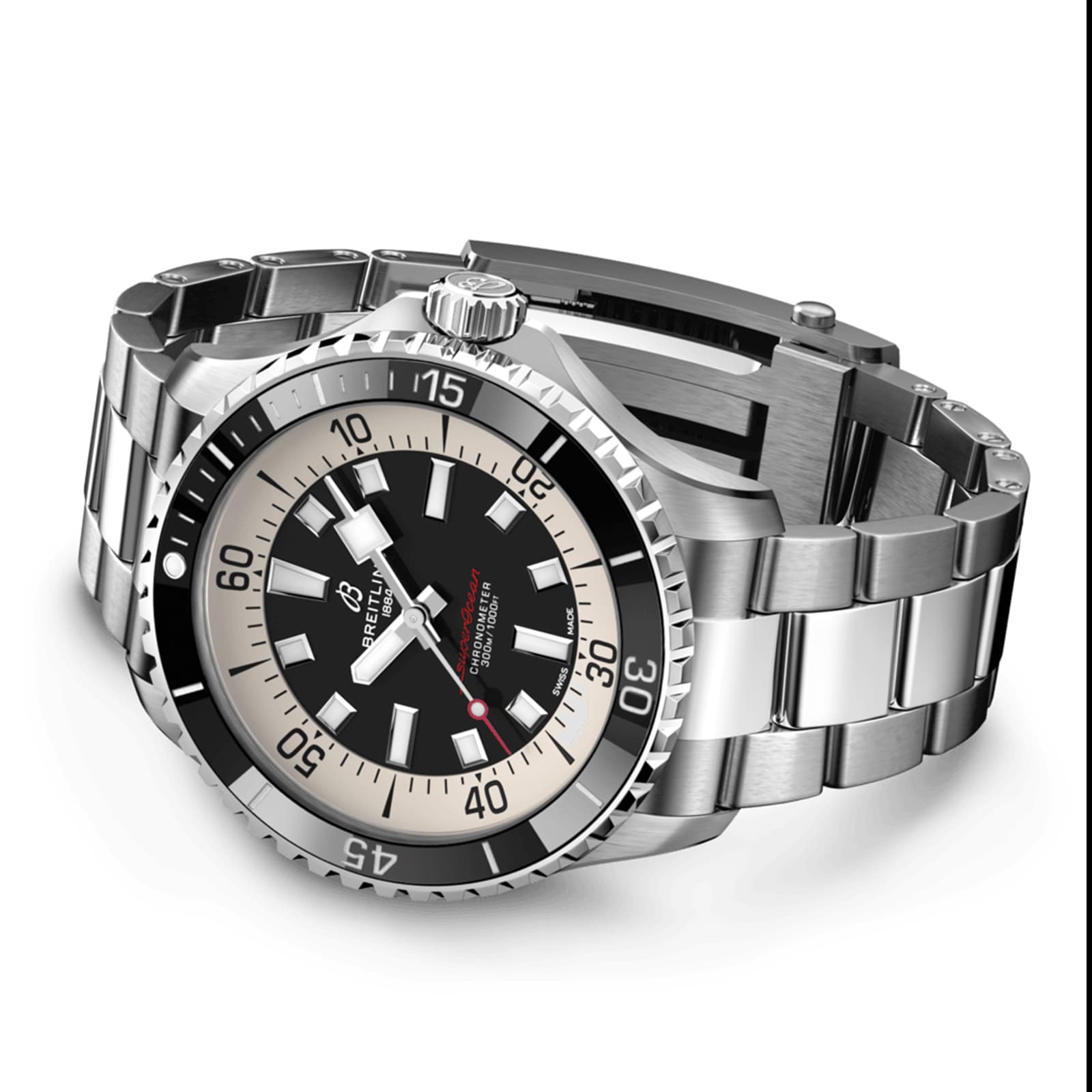 Replica Breitling Superocean Automatic 44 Stainless Steel details A17376211B1A1