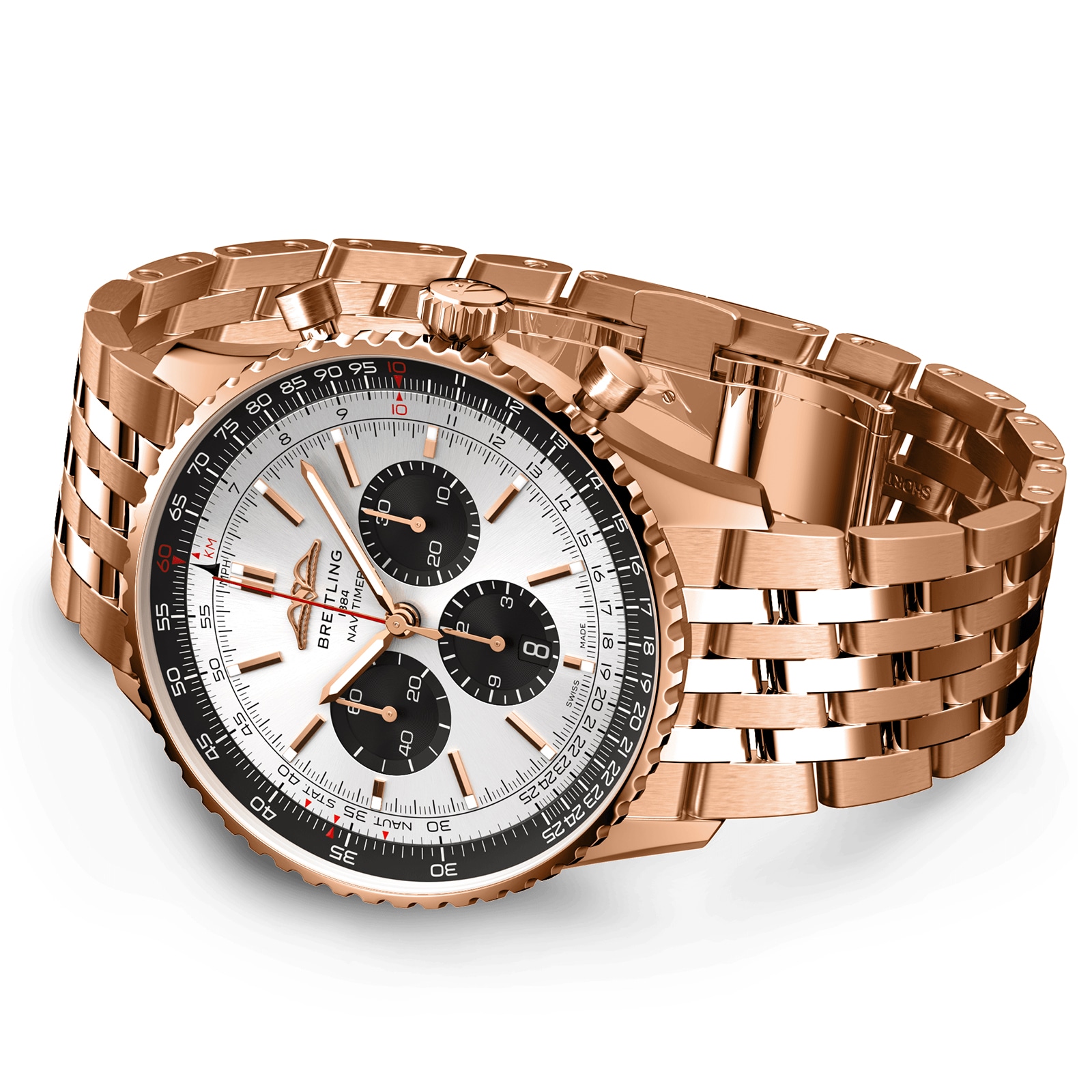 Replica Breitling Navitimer B01 Chronograph 46 18k Red Gold details RB0137241G1R1 2 Replica Breitling Navitimer B01 Chronograph 46 18k Red Gold details RB0137241G1R1