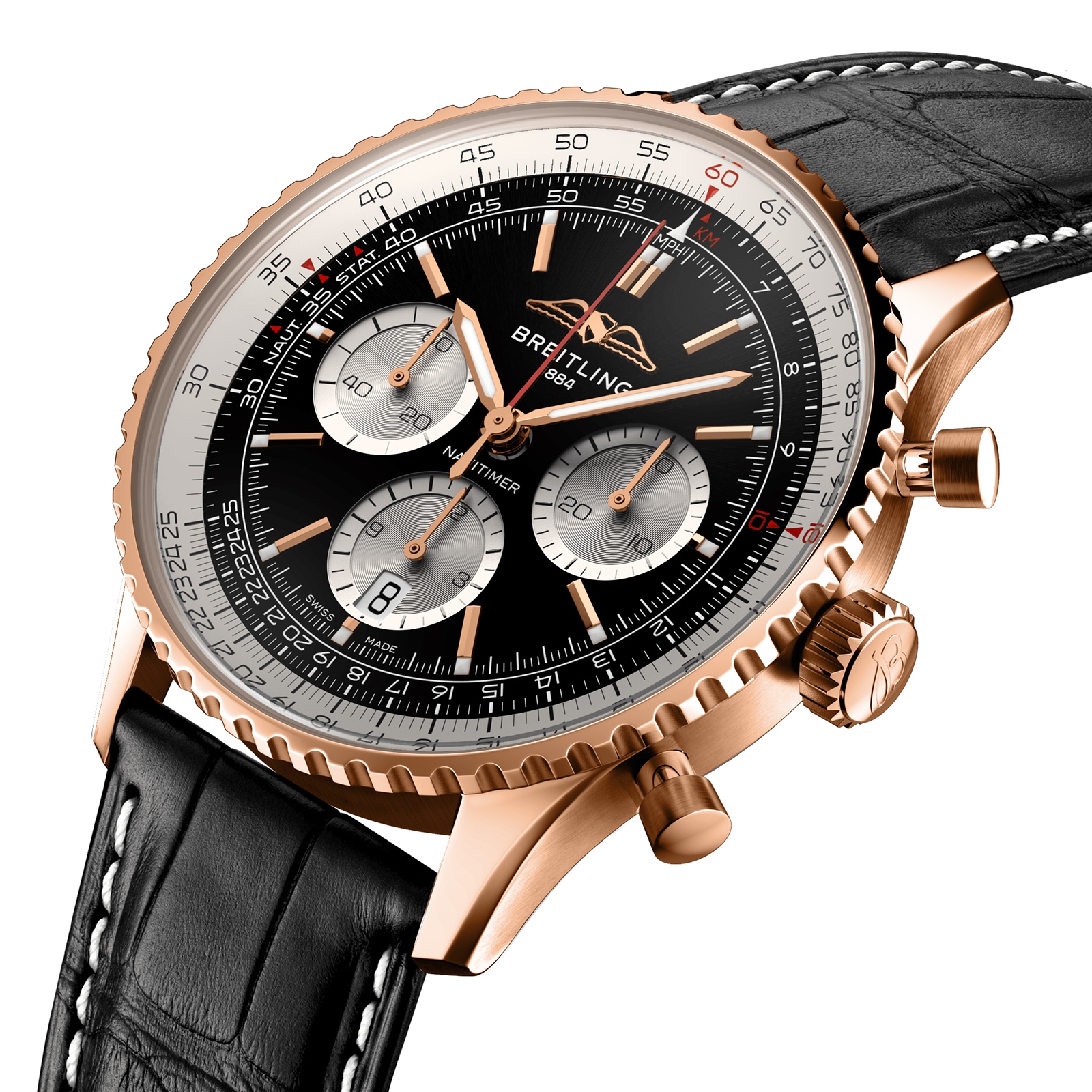 Replica Breitling Navitimer B01 Chronograph 43 Black details RB0138211B1P1 2 Replica Breitling Navitimer B01 Chronograph 43 Black details RB0138211B1P1