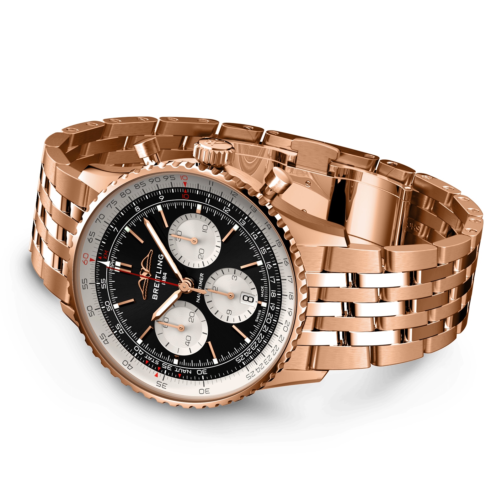 Replica Breitling Navitimer B01 Chronograph 43 Black details RB0138211B1R1