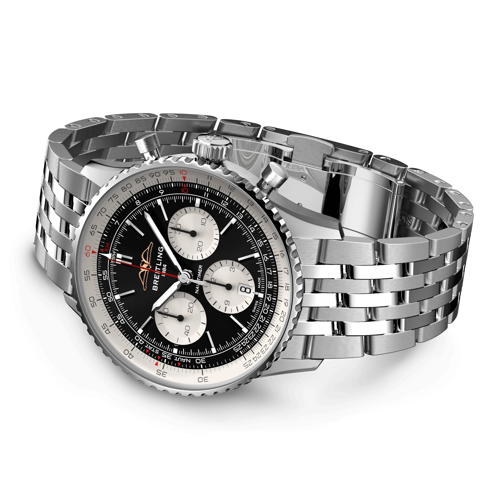 Replica Breitling Navitimer B01 Chronograph 43 Black details AB0138211B1A1