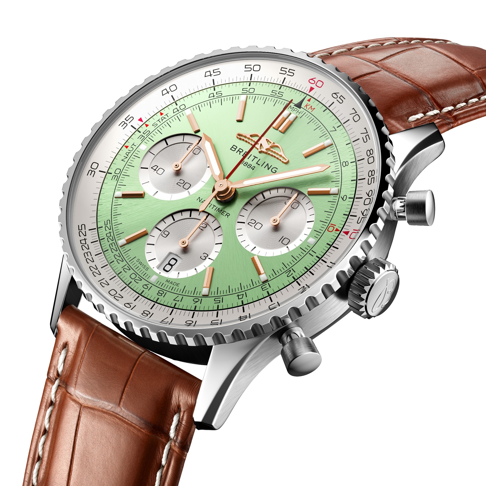 Replica Breitling Navitimer B01 Chronograph 41 Mint details AB0139211L1P1